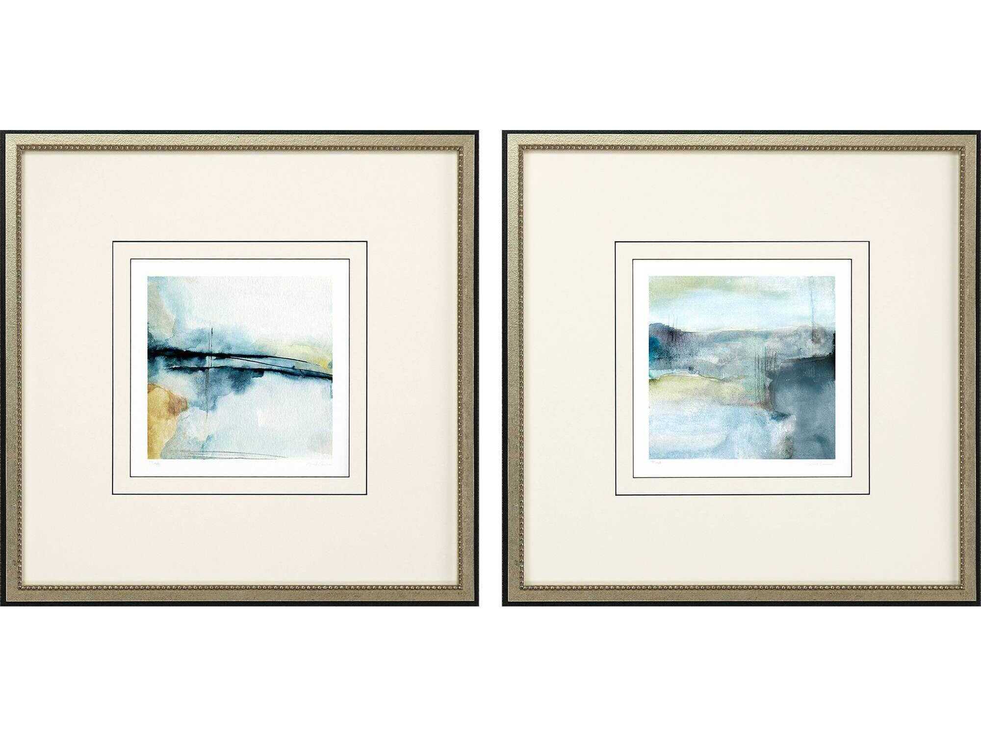 Paragon Abstract Mist Wall Art Set of 2