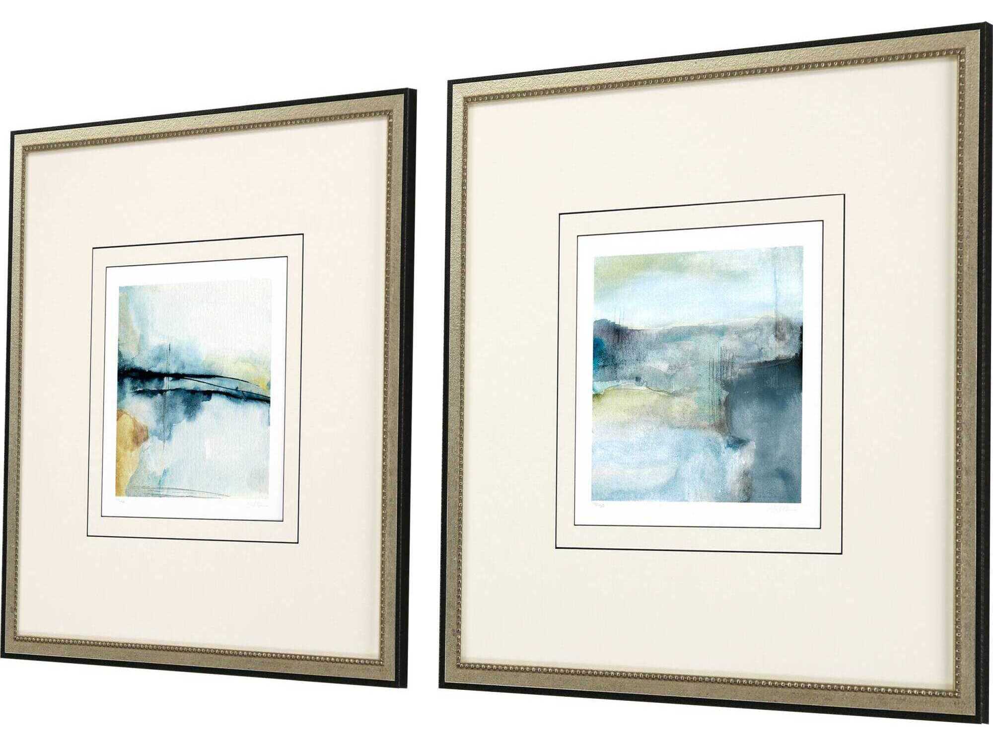 Paragon Abstract Mist Wall Art Set of 2