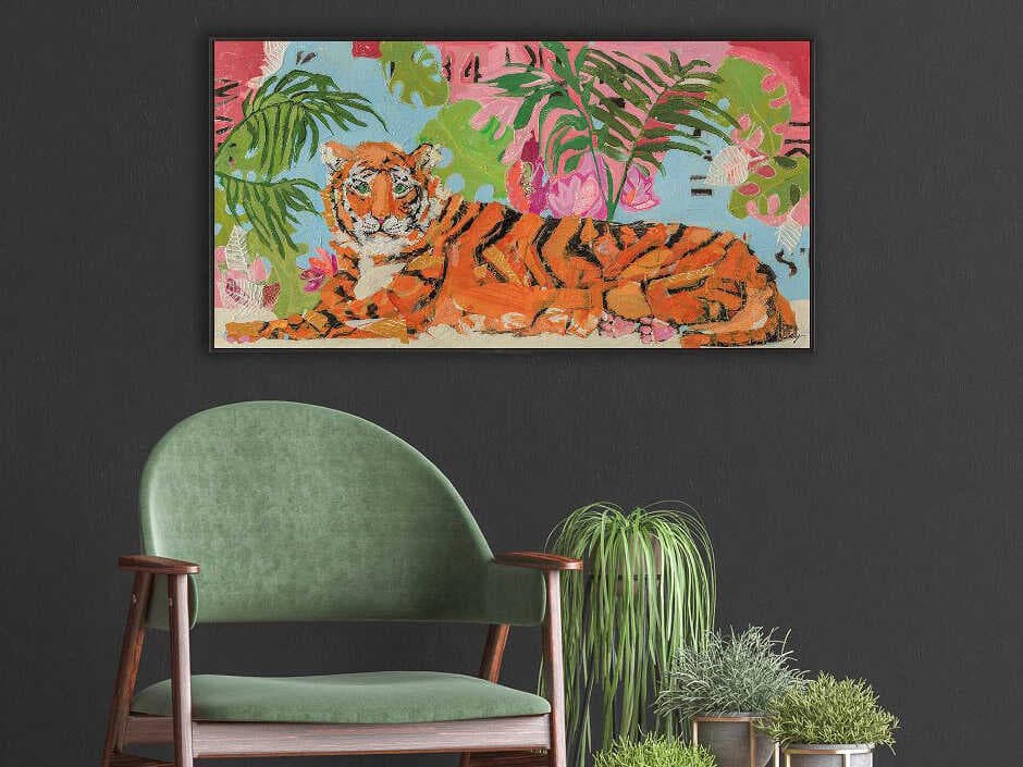 Paragon Animals Tiger at Rest Wall Art