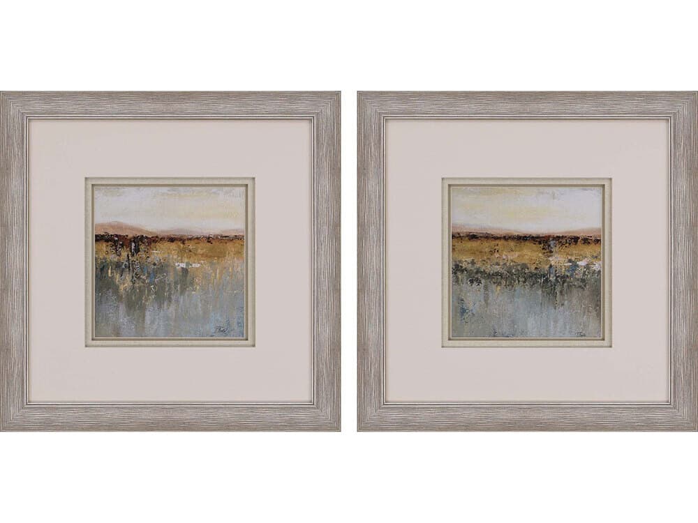 Paragon Abstract Antique Contemporary Wall Art Set of 2