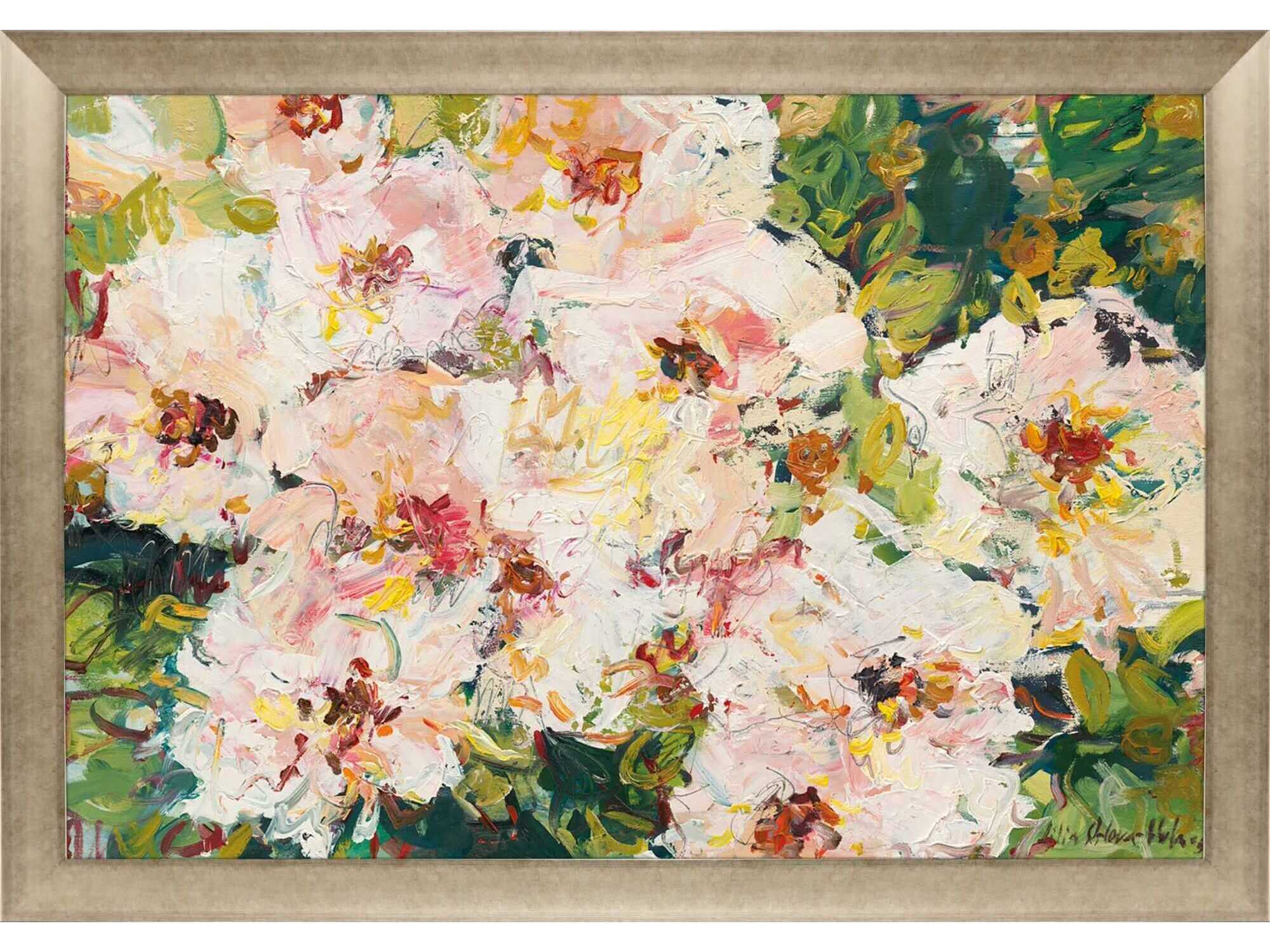 Paragon Florals Rose Hedge Wall Art