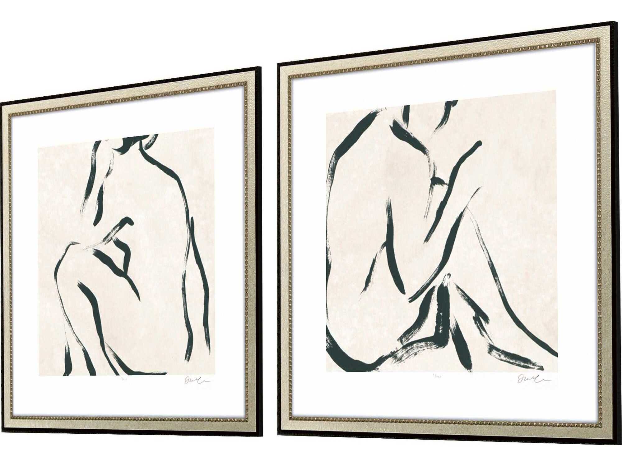 Paragon Line Study-II Wall Art Set of 2