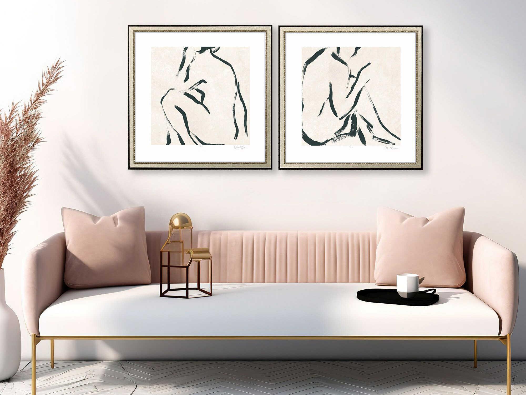 Paragon Line Study-II Wall Art Set of 2
