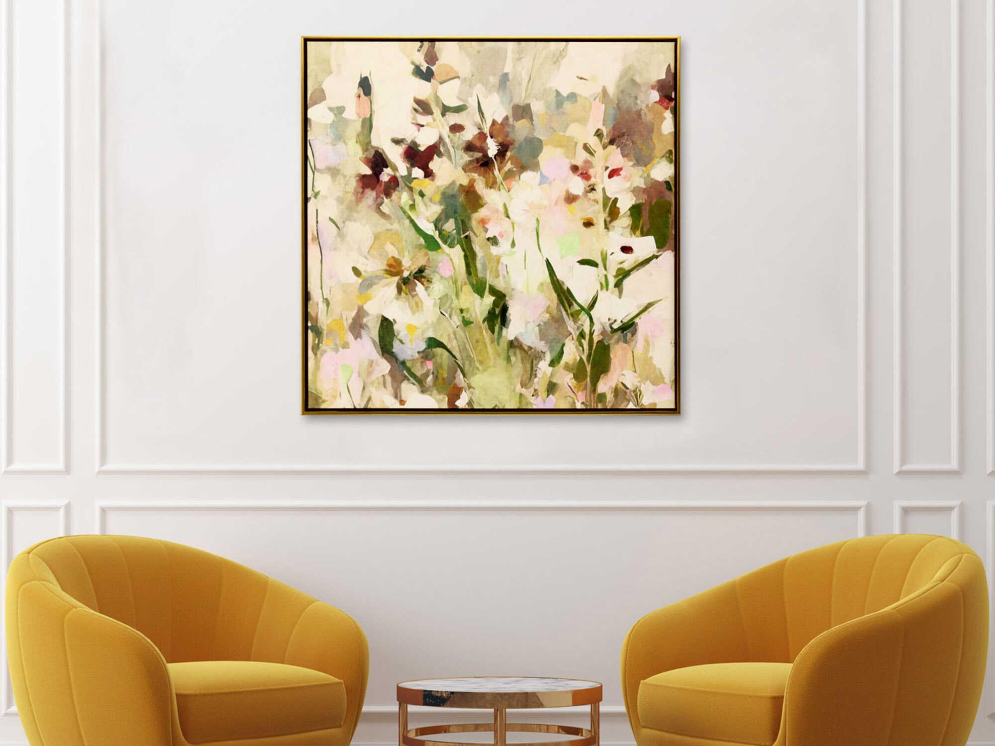 Paragon Modern Wildflower Canvas Wall Art