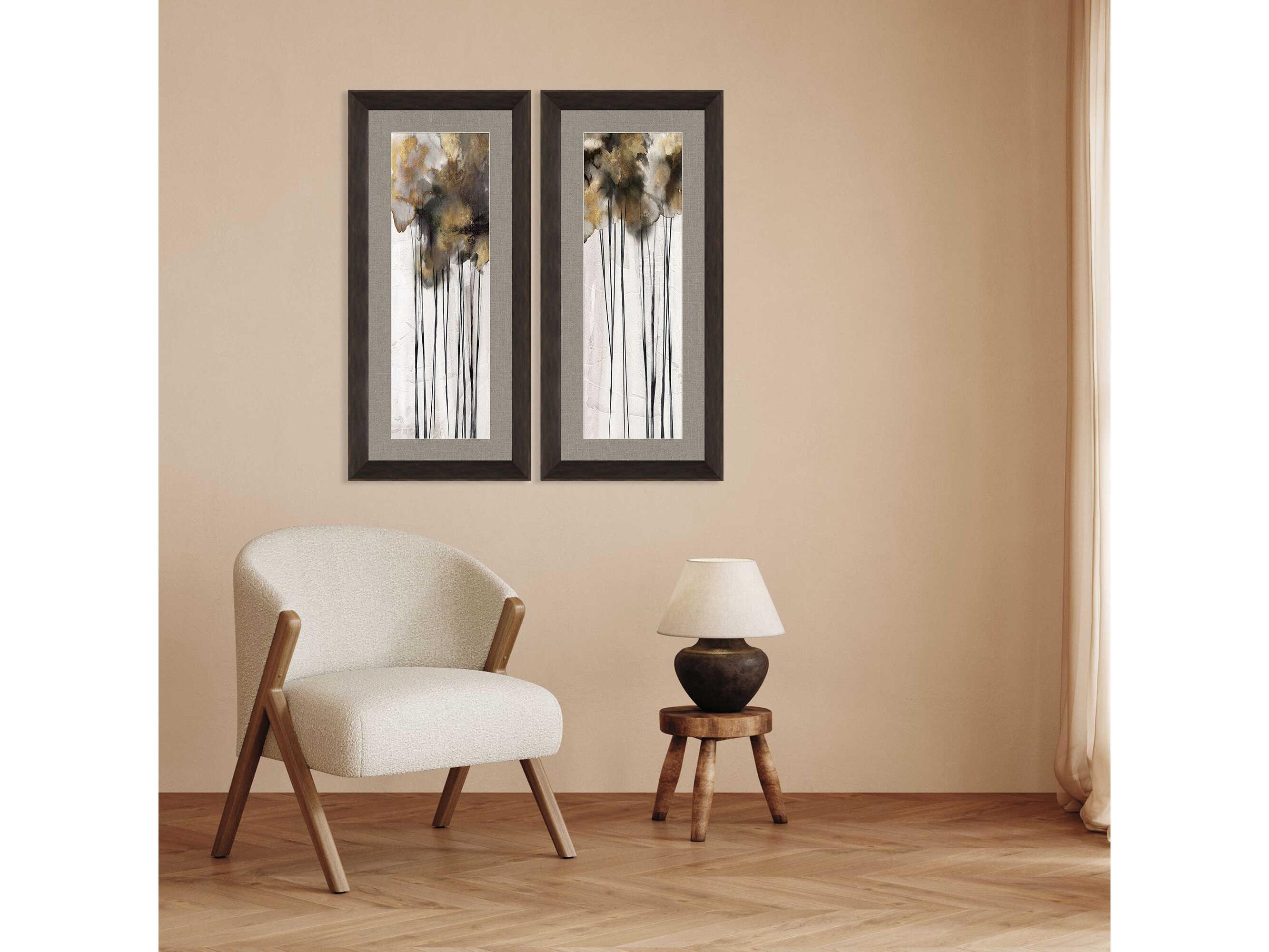 Paragon Inky Trees Wall Art Set of 2