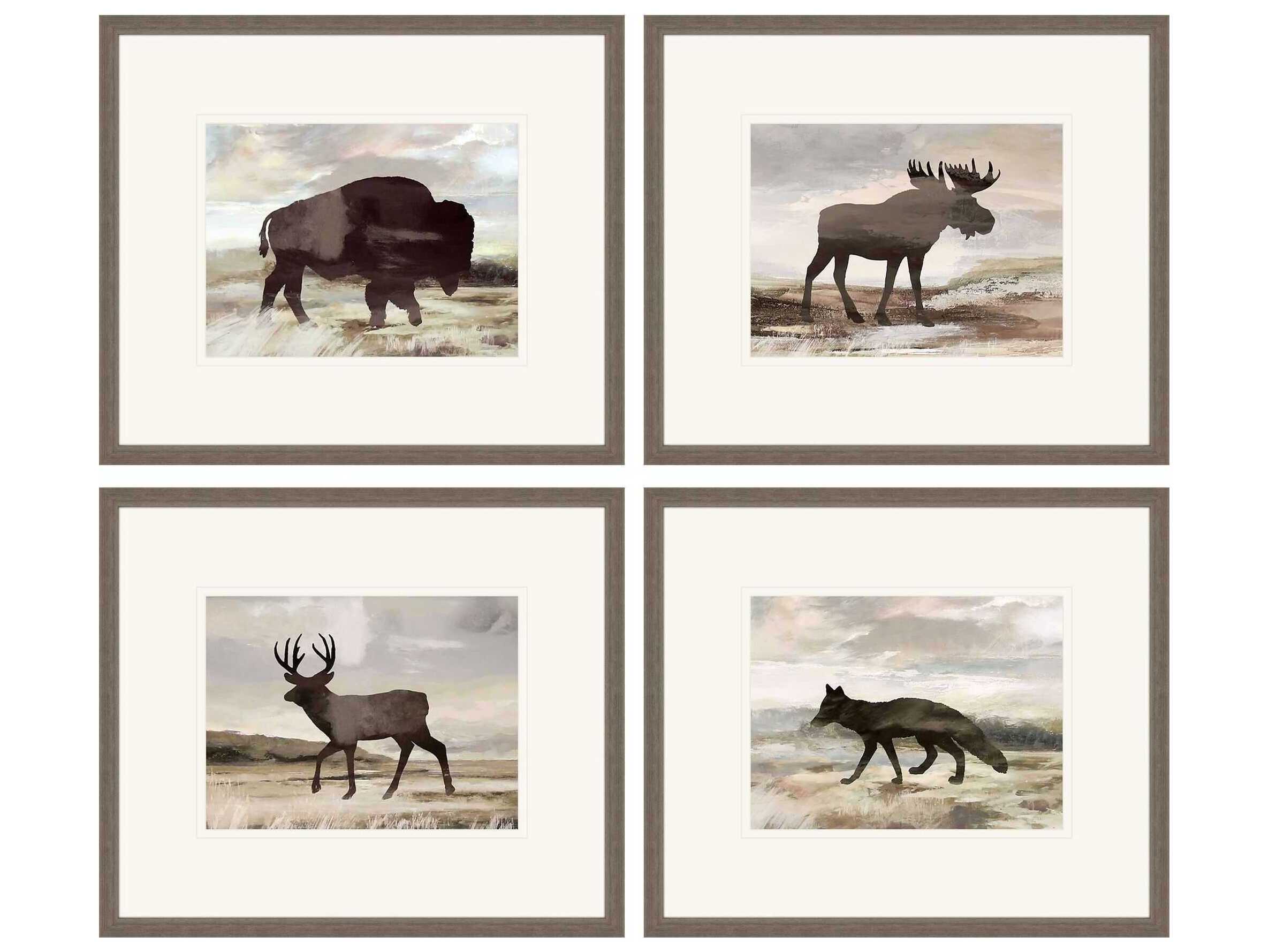Paragon Wilderness Explorer Wall Art Set of 4