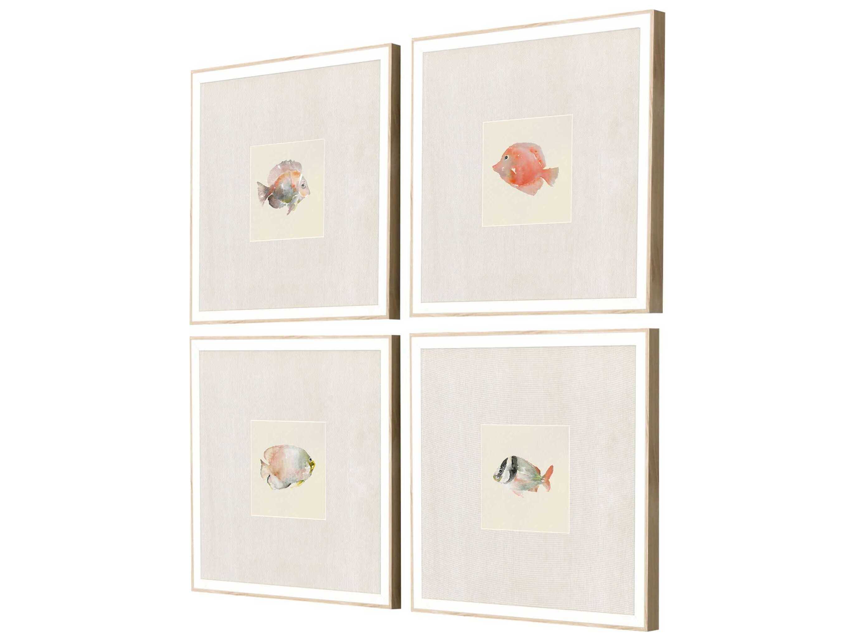 Paragon Coastal Medley Wall Art Set of 4