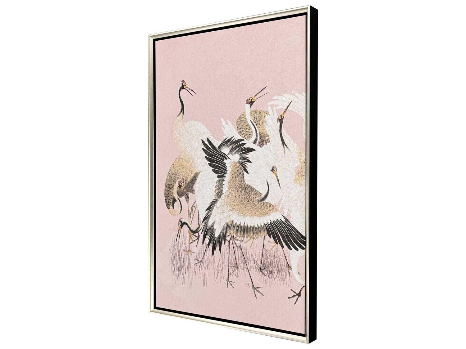Paragon Animals Curious Cranes - Plumule Canvas Wall Art