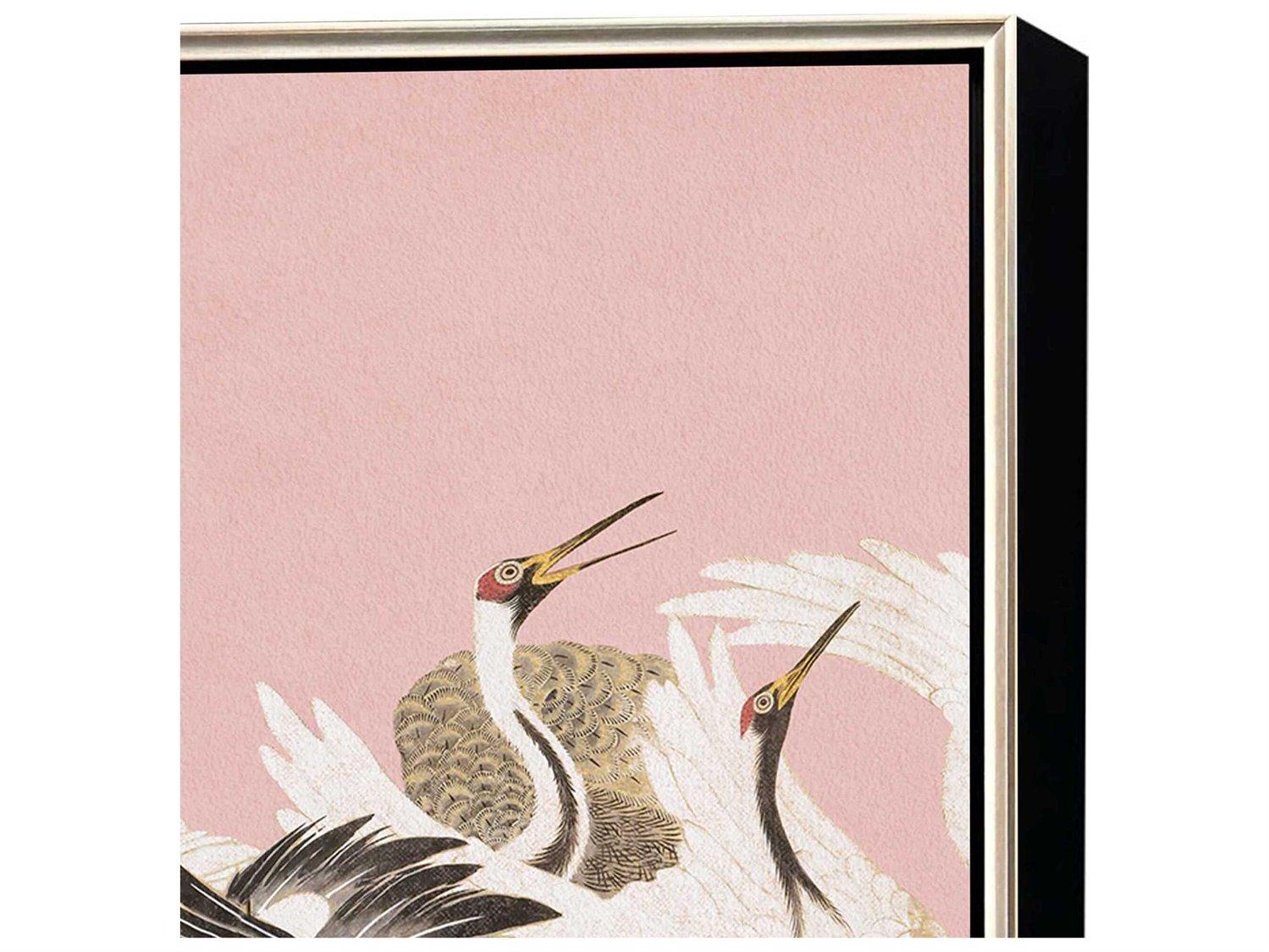 Paragon Animals Curious Cranes - Plumule Canvas Wall Art