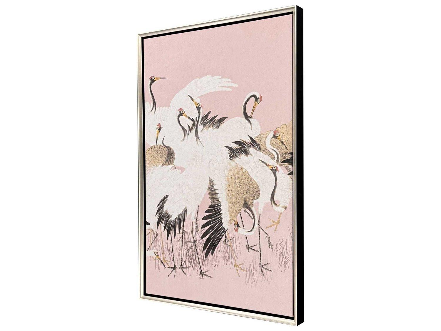 Paragon Animals Curious Cranes - Pinna Canvas Wall Art
