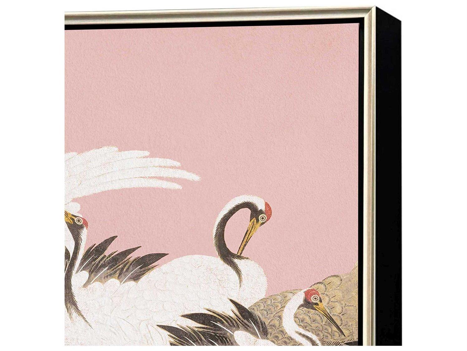 Paragon Animals Curious Cranes - Pinna Canvas Wall Art