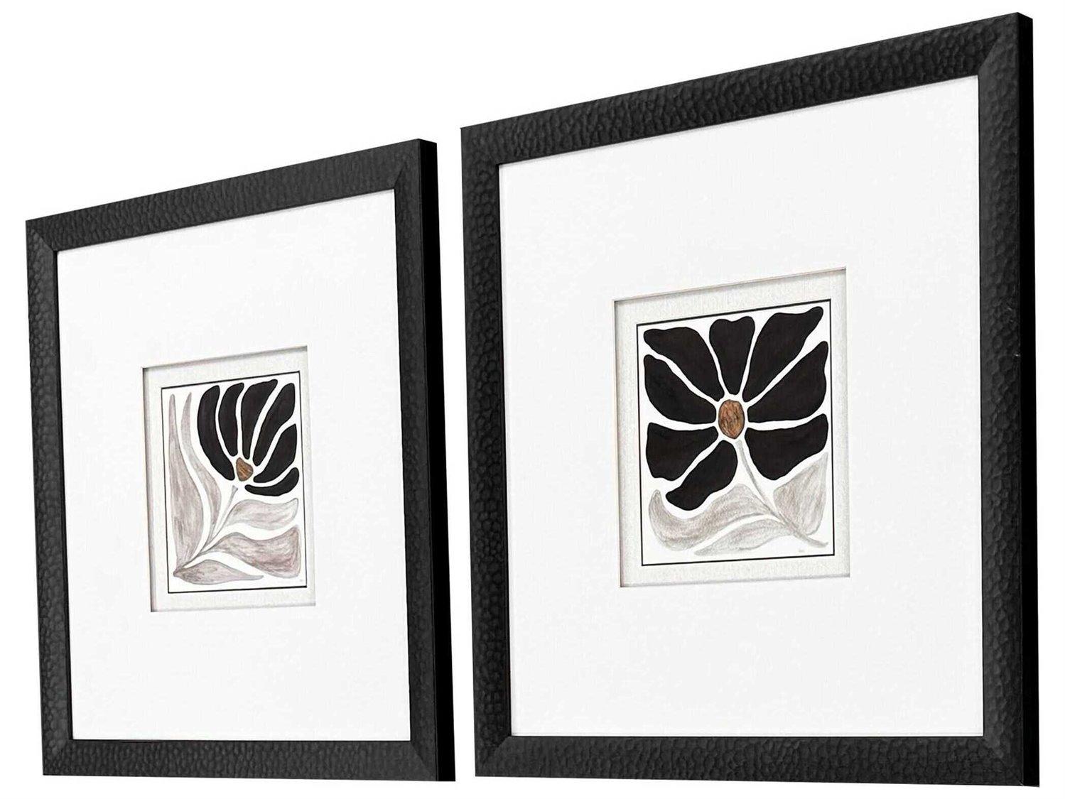 Paragon Florals Modern Petals Wall Art Set of 2