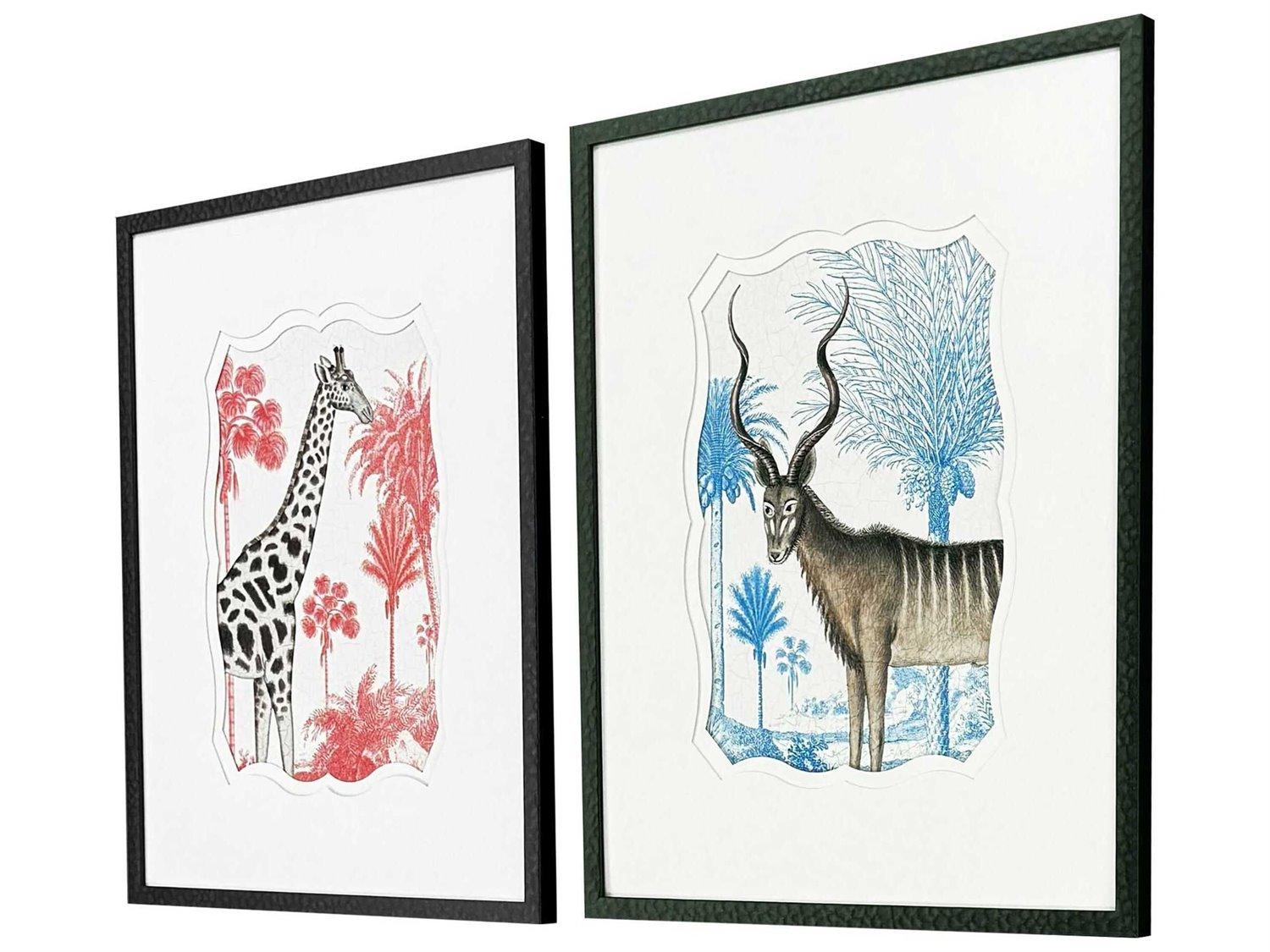Paragon Animals Wild Wonderland-I Wall Art Set of 2