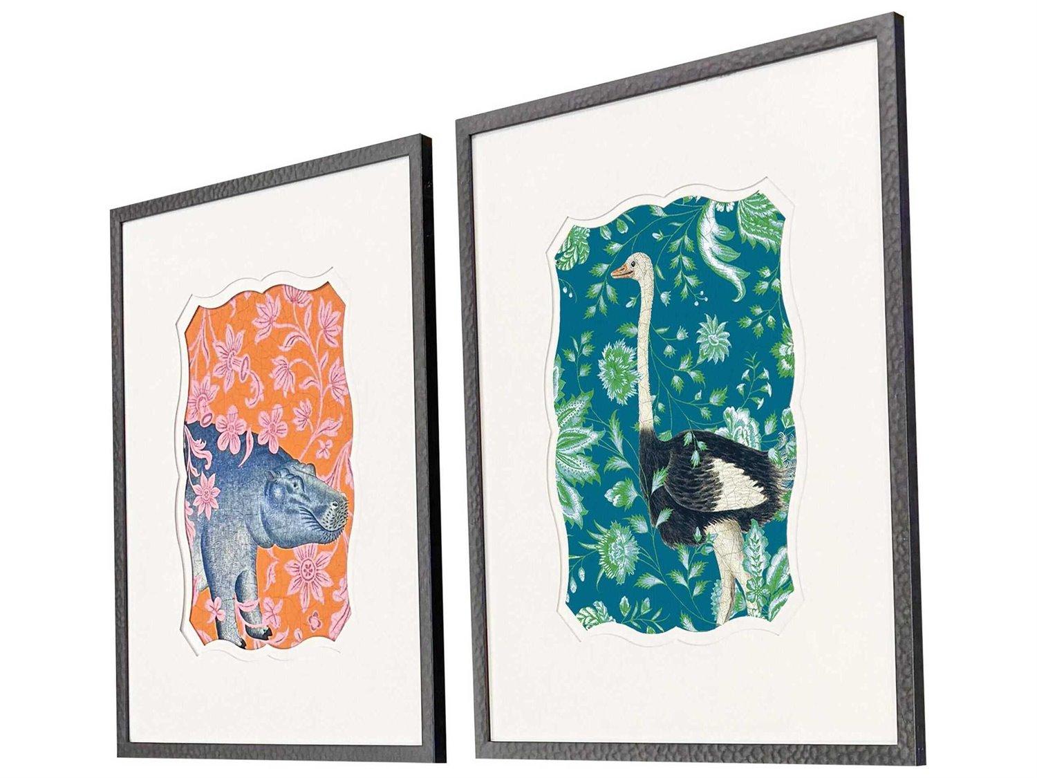 Paragon Animals Wild Wonderland-III Wall Art Set of 2