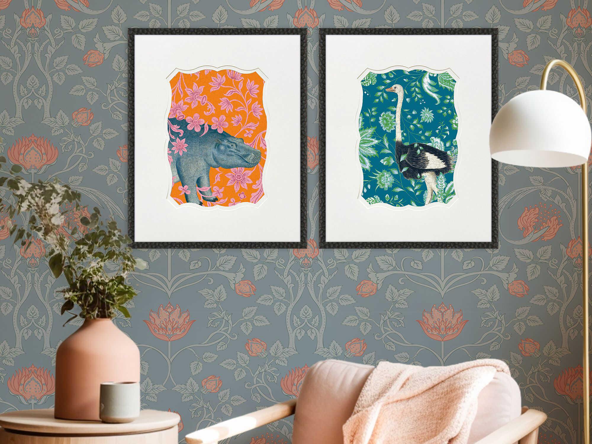 Paragon Animals Wild Wonderland-III Wall Art Set of 2