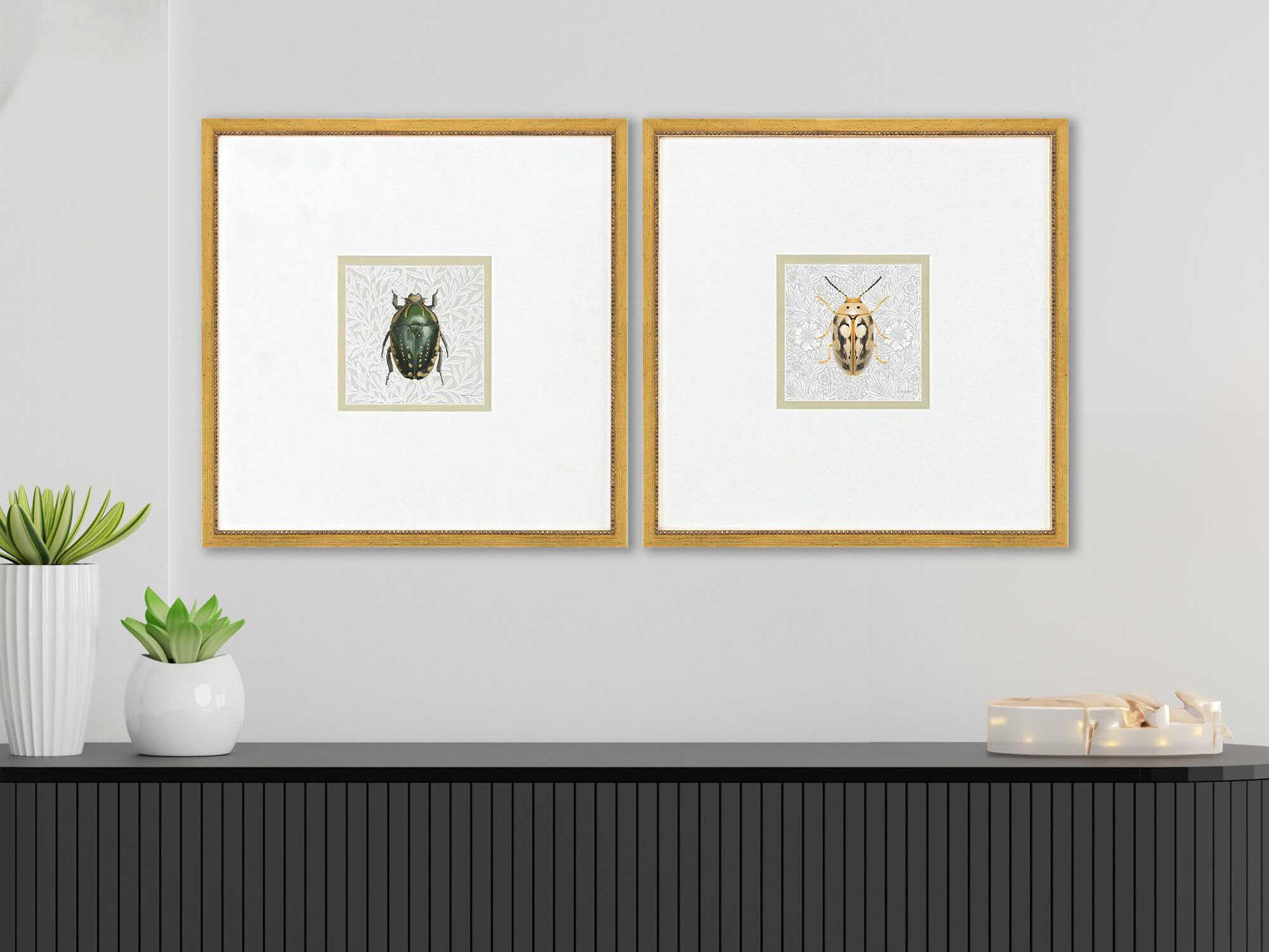 Paragon Animals Beetles Wall Art Set of 2