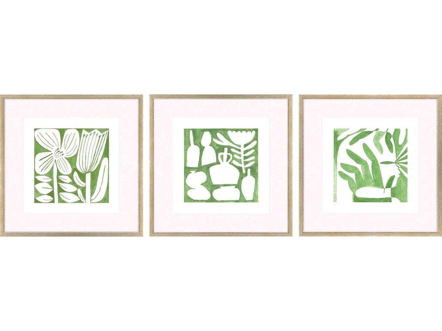 Paragon Abstract Minimal Moments-II Wall Art Set of 3