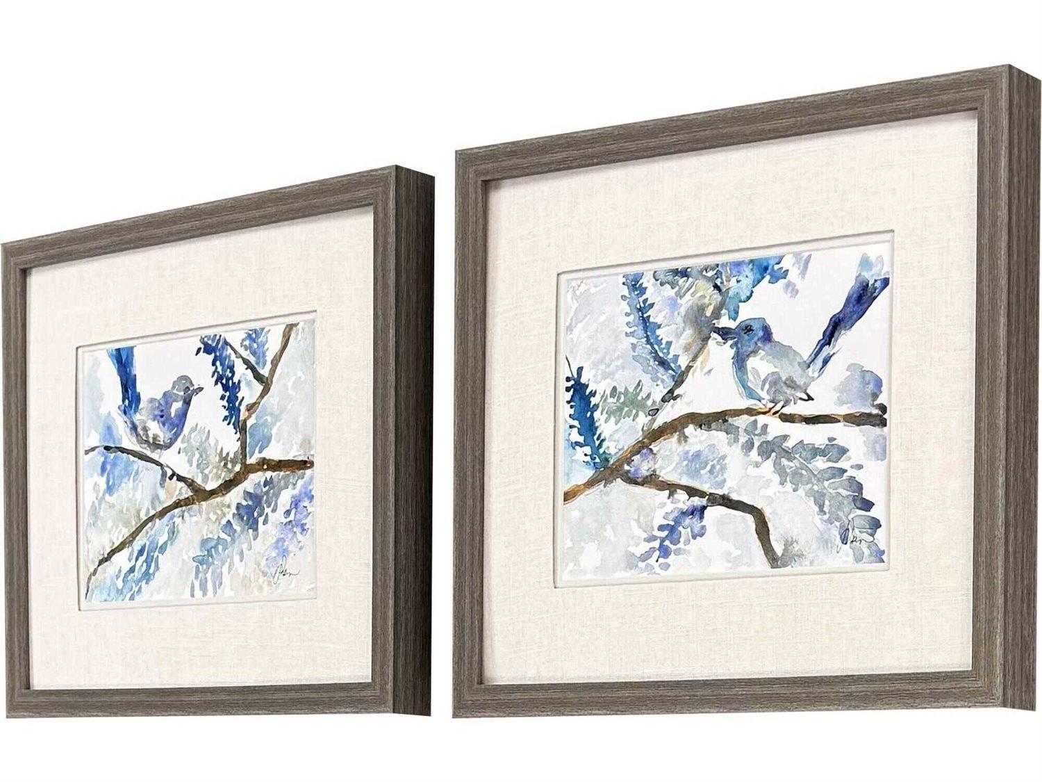 Paragon Animals Here Birdie Birdie Wall Art Set of 2