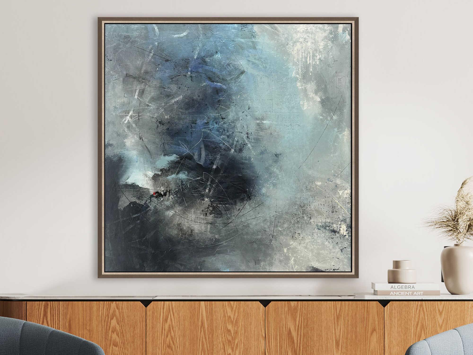 Paragon Abstract Blue Elements Canvas Wall Art