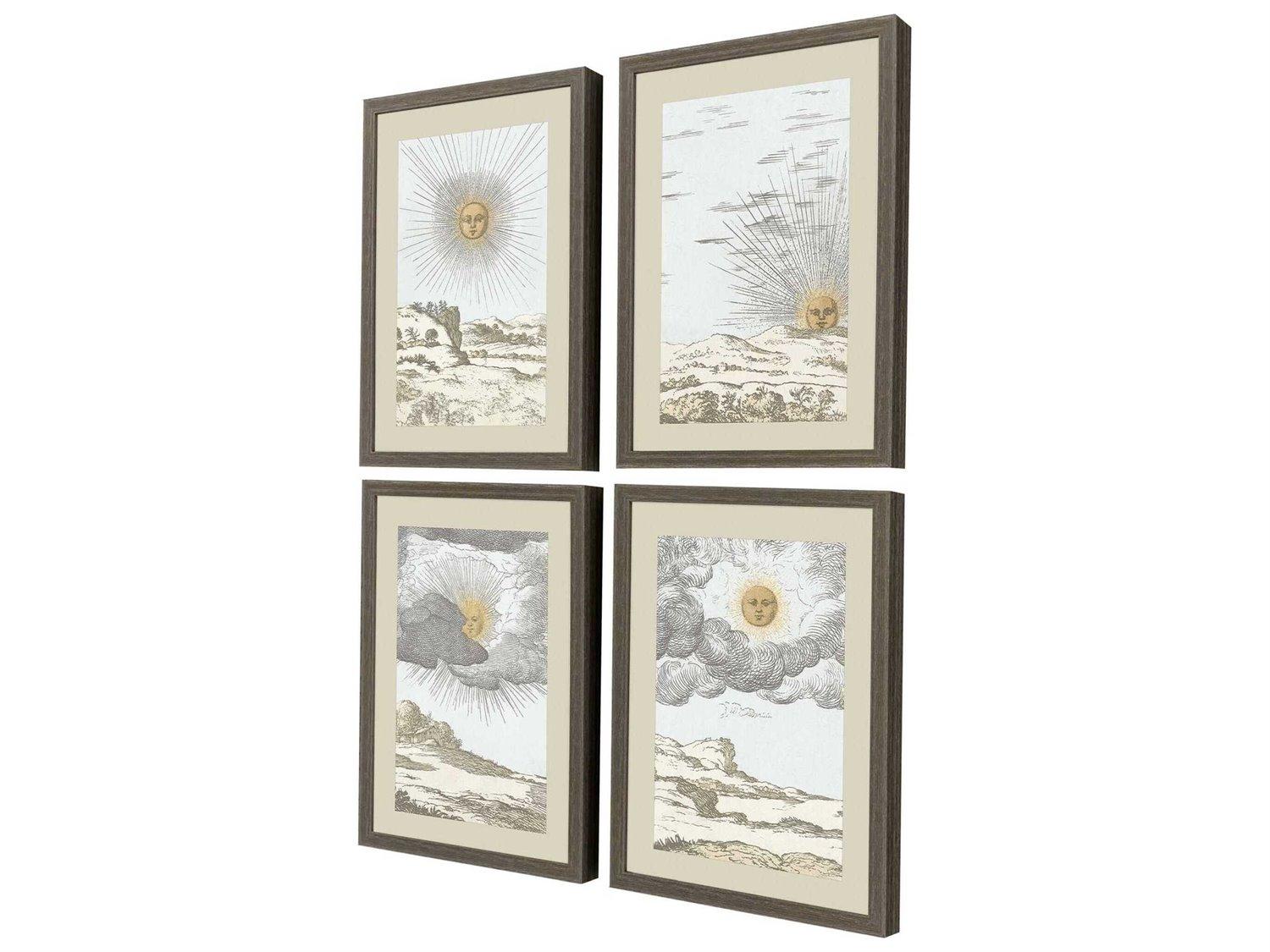 Paragon Landscapes Sun Wall Art Set of 4