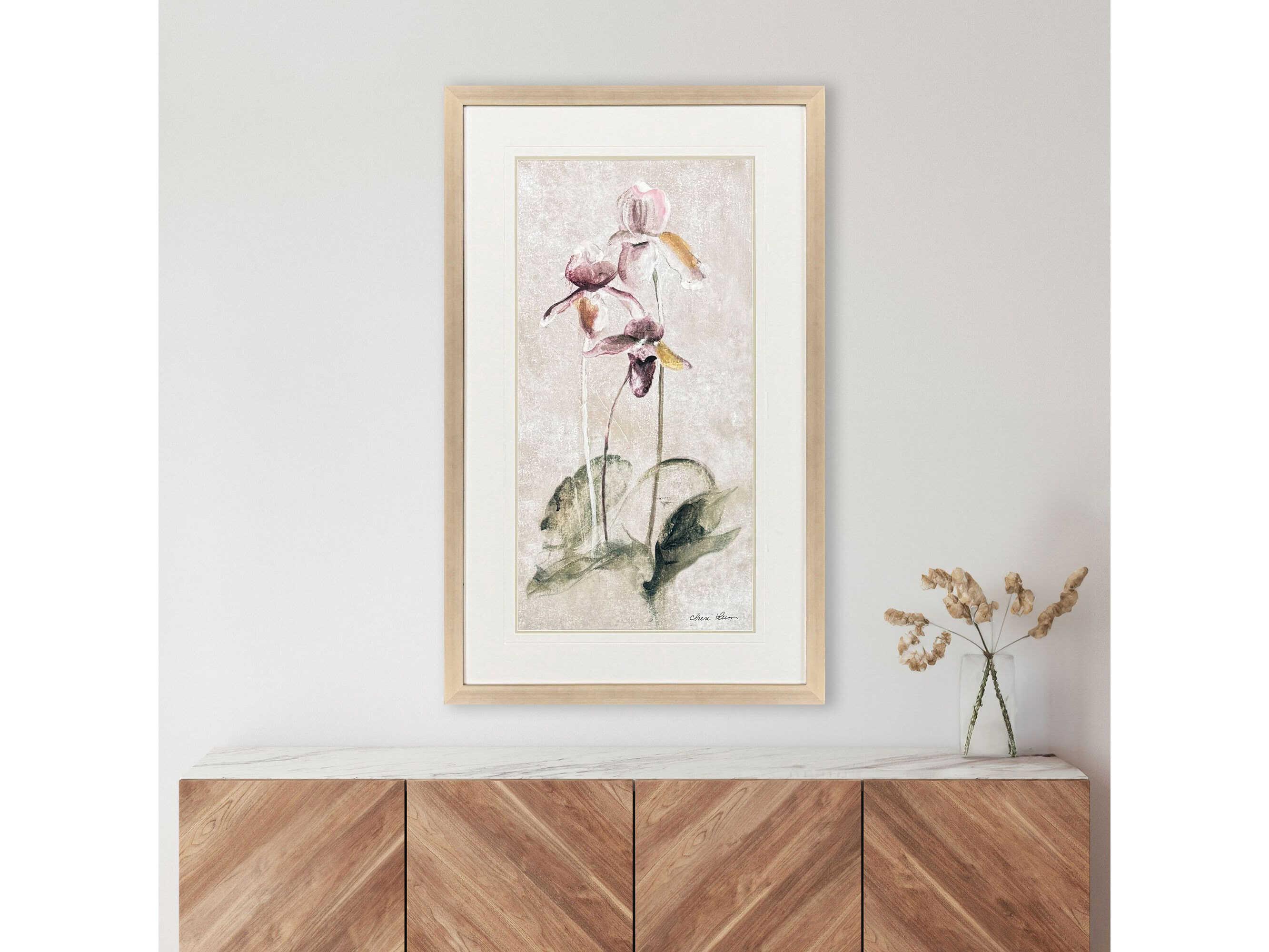 Paragon Florals Purple Dancing Orchid-II Wall Art