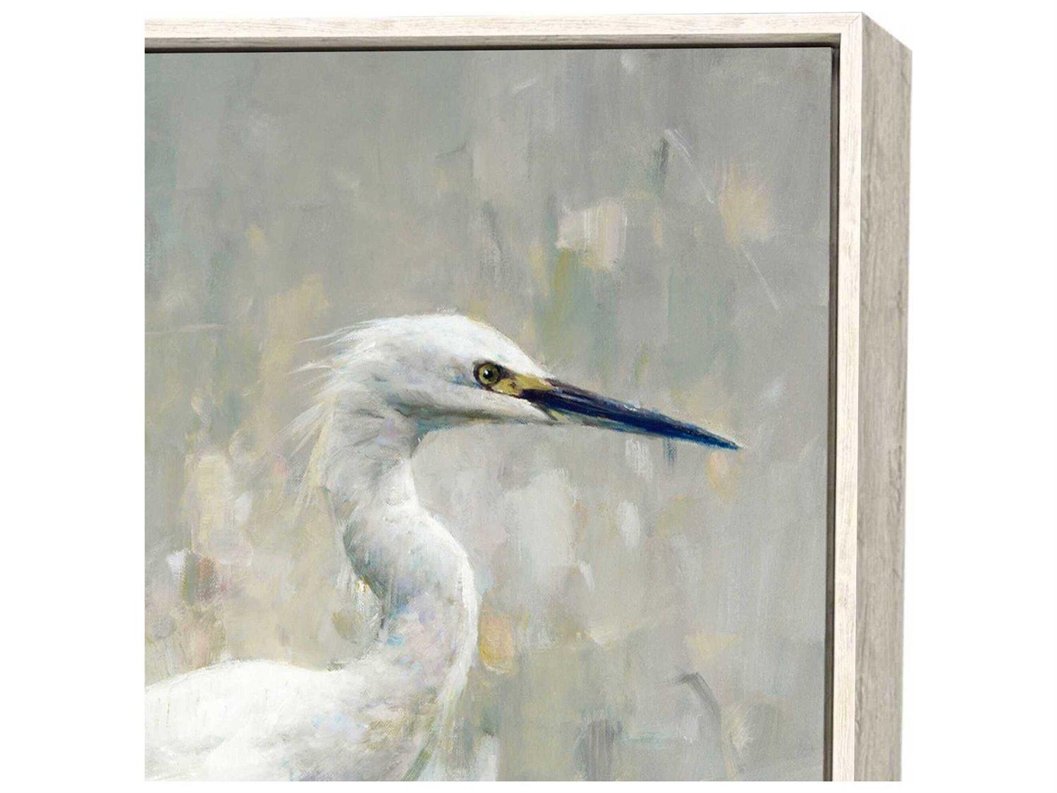 Paragon Animals White Egret Canvas Wall Art