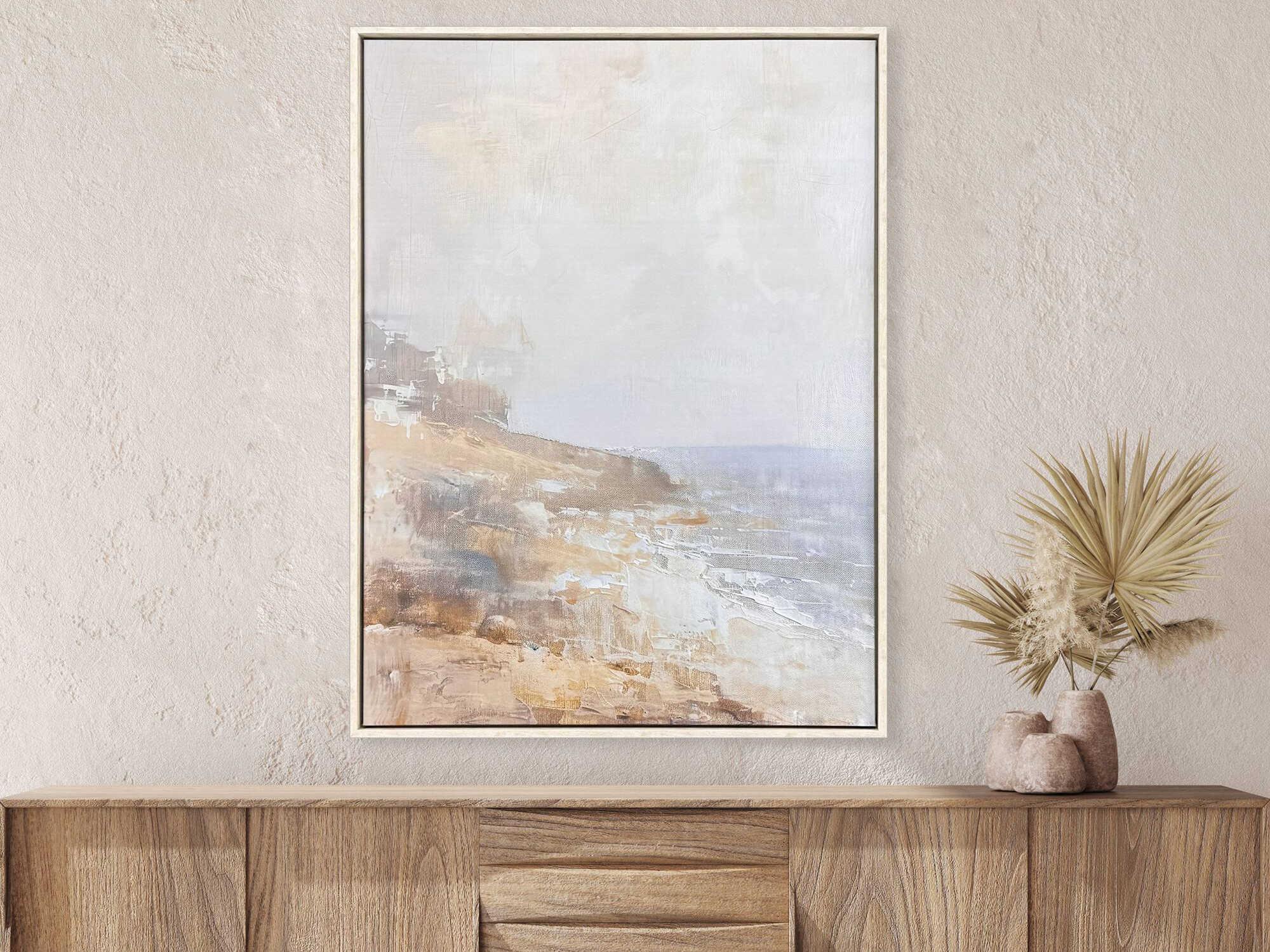 Paragon Waterside Hazy Beach Canvas Wall Art