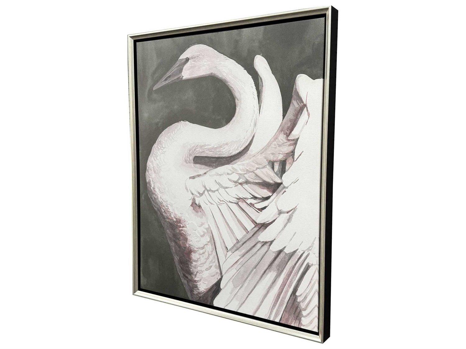 Paragon Animals Swan Dance-II Canvas Wall Art
