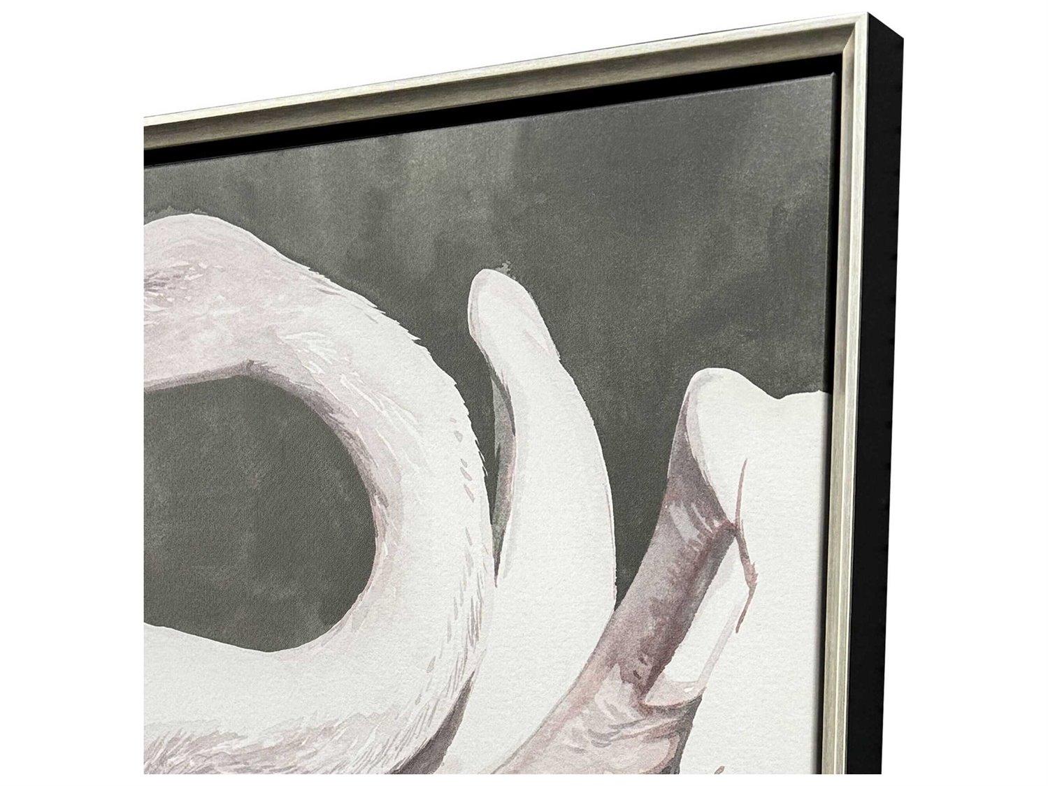 Paragon Animals Swan Dance-II Canvas Wall Art