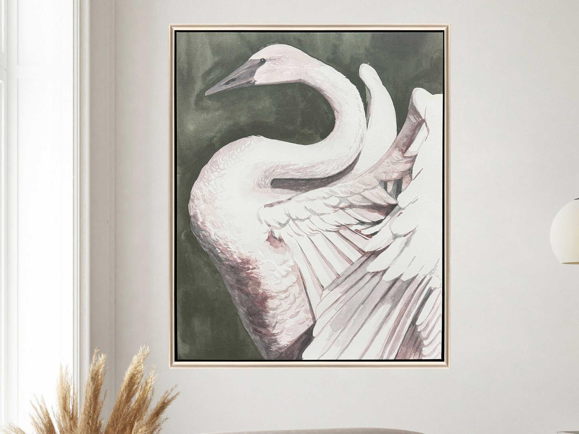 Paragon Animals Swan Dance-II Canvas Wall Art