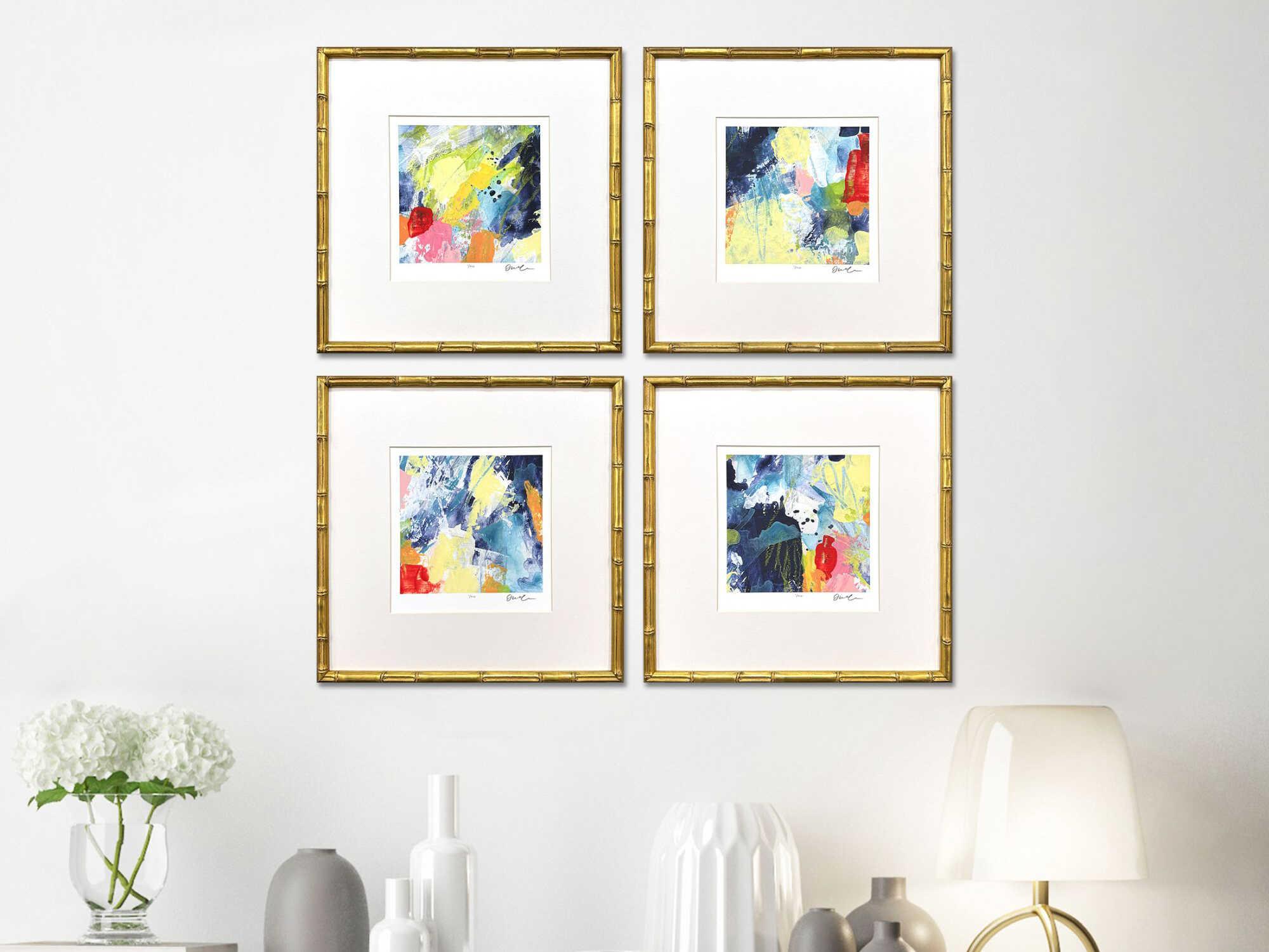 Paragon Abstract Unfettered Wall Art Set of 4