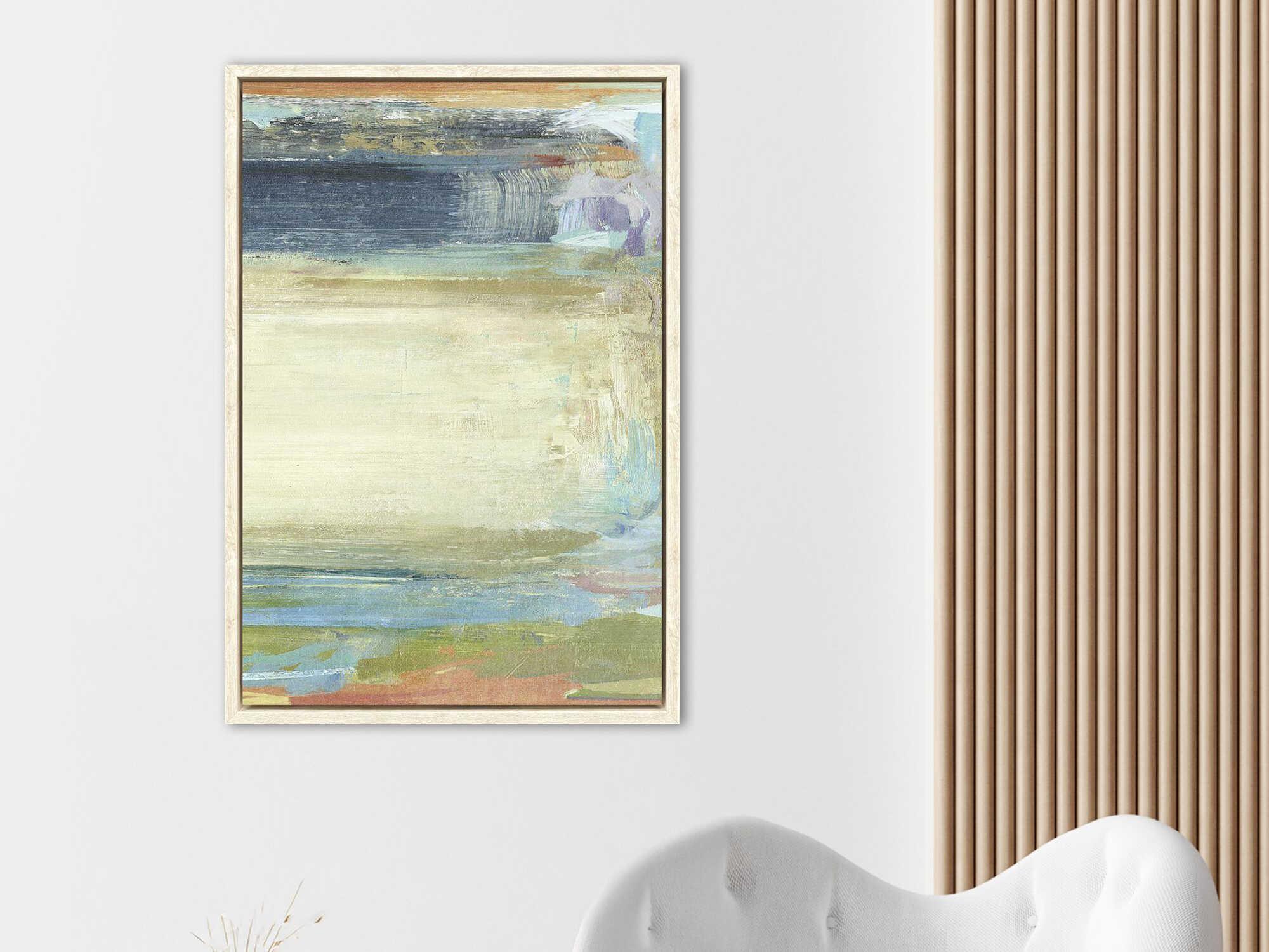 Paragon Abstract Green Mile No.1 Canvas Wall Art