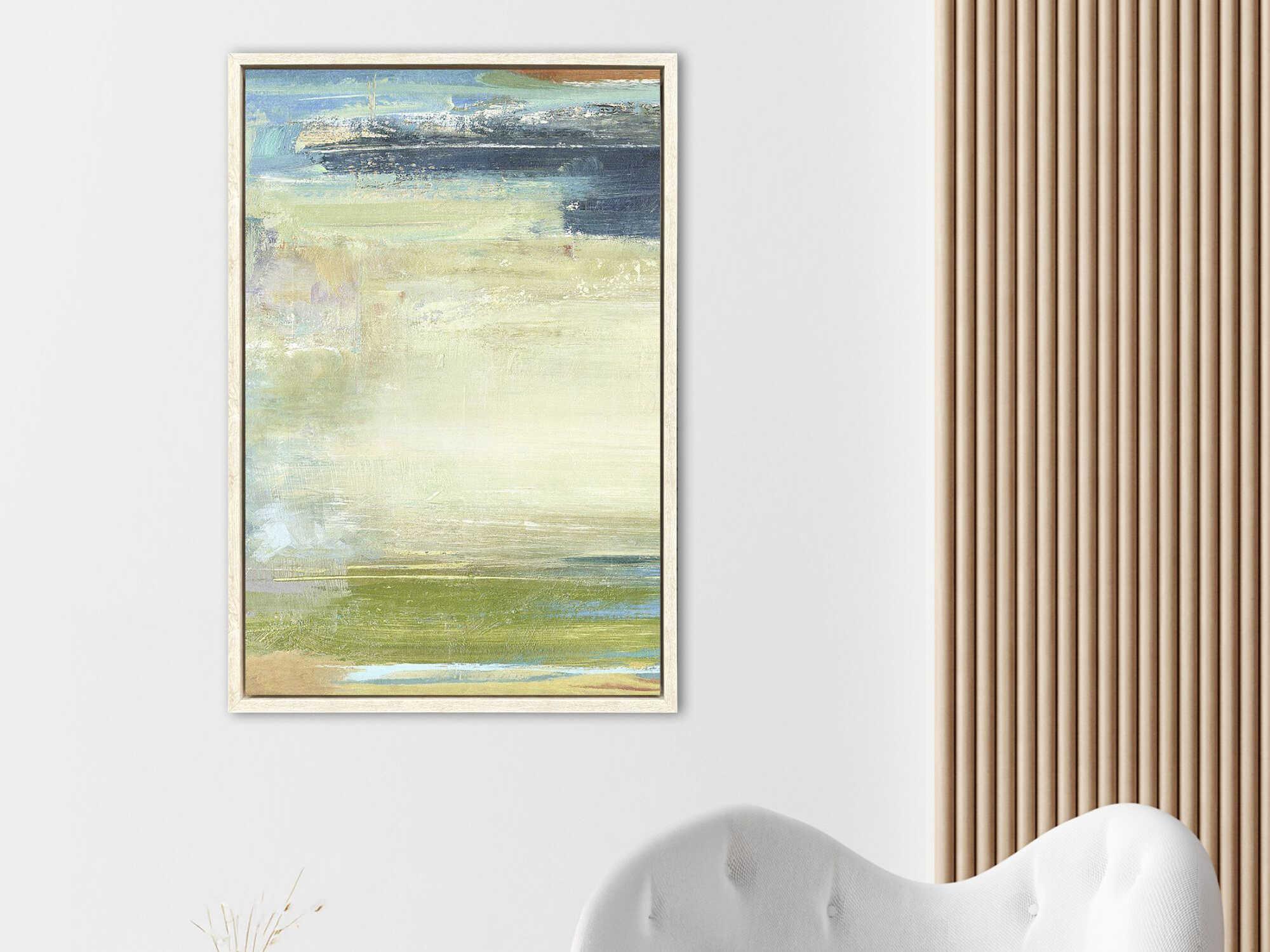 Paragon Abstract Green Mile No.2 Canvas Wall Art