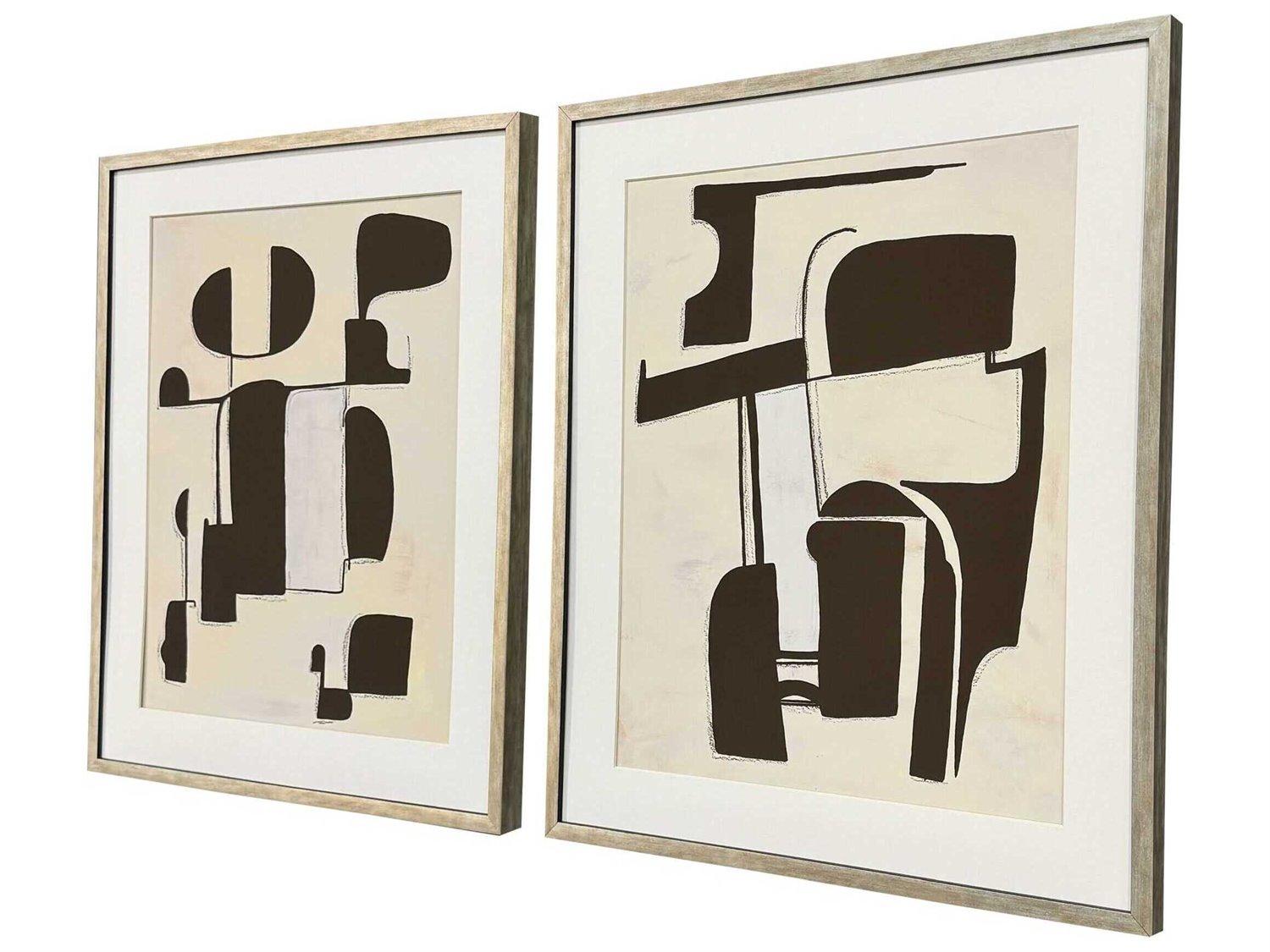 Paragon Abstract Enigma Wall Art Set of 2