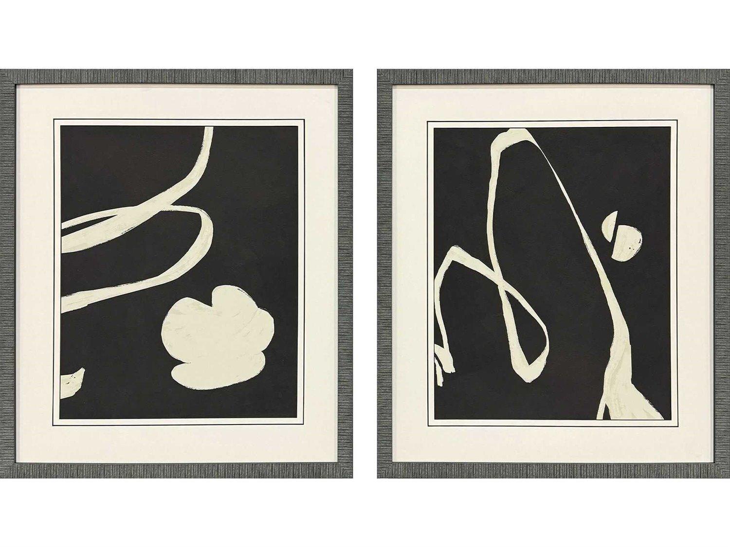 Paragon Abstract Neutral Spring-I Wall Art Set of 2