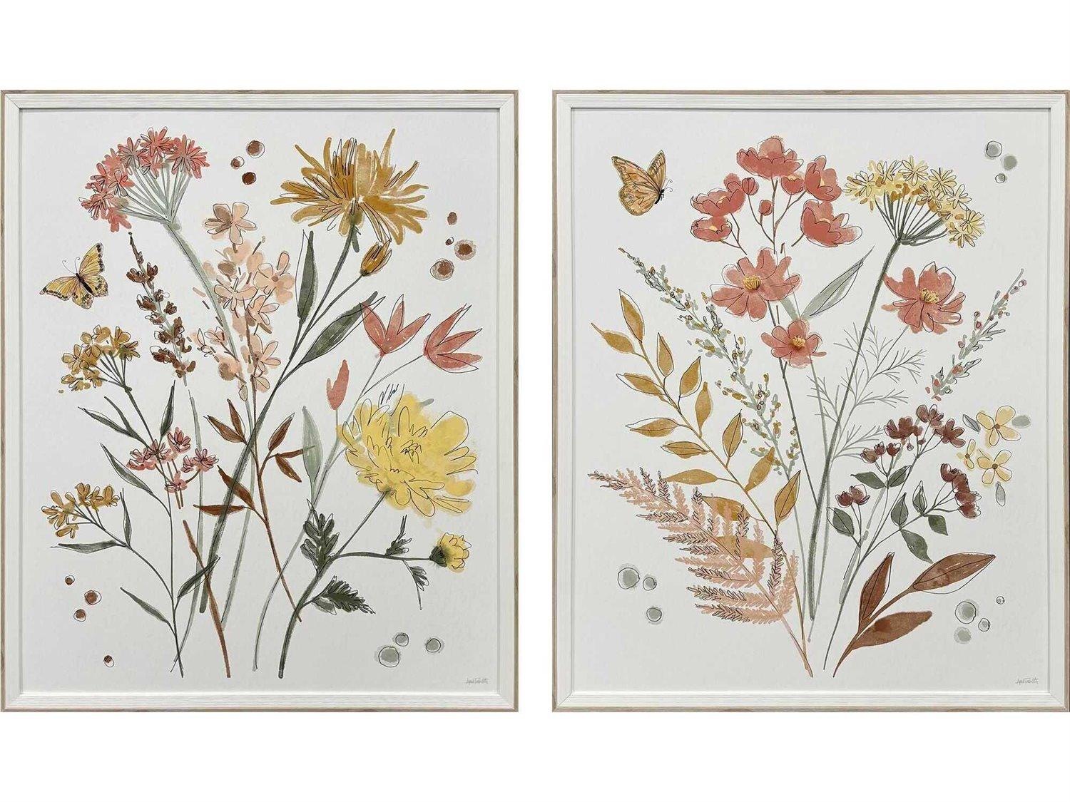 Paragon Florals Full Bloom-II Wall Art Set of 2