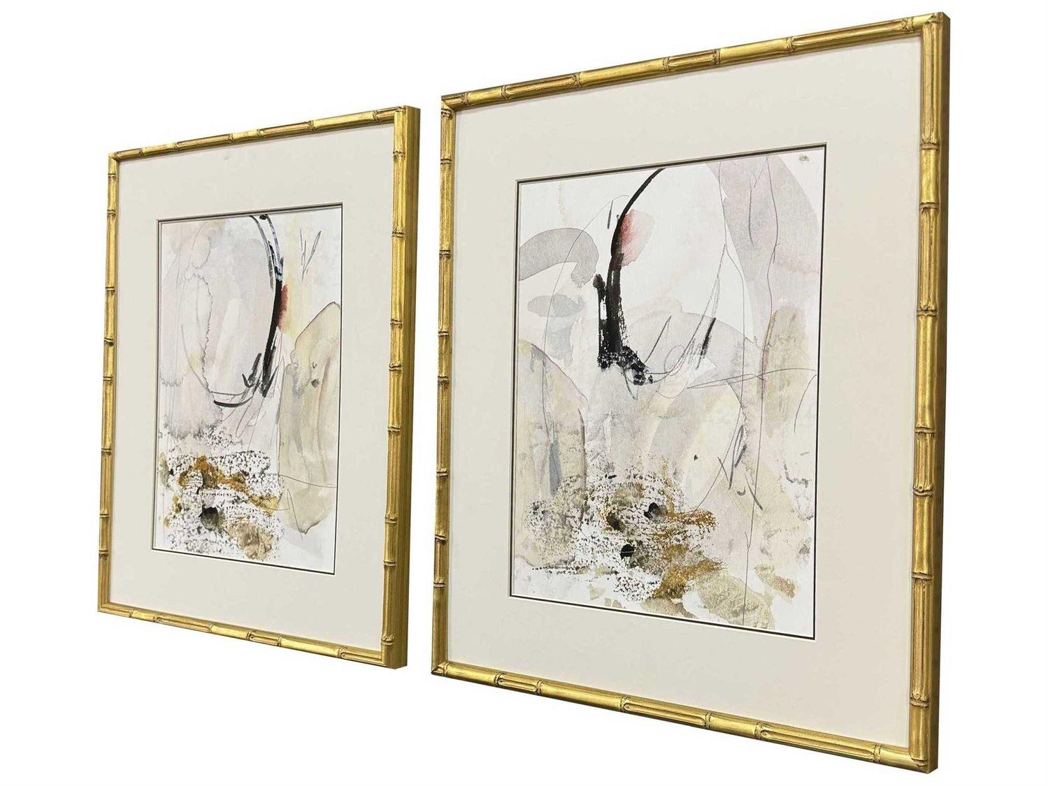 Paragon Abstract Sands and Sediments Wall Art Set of 2