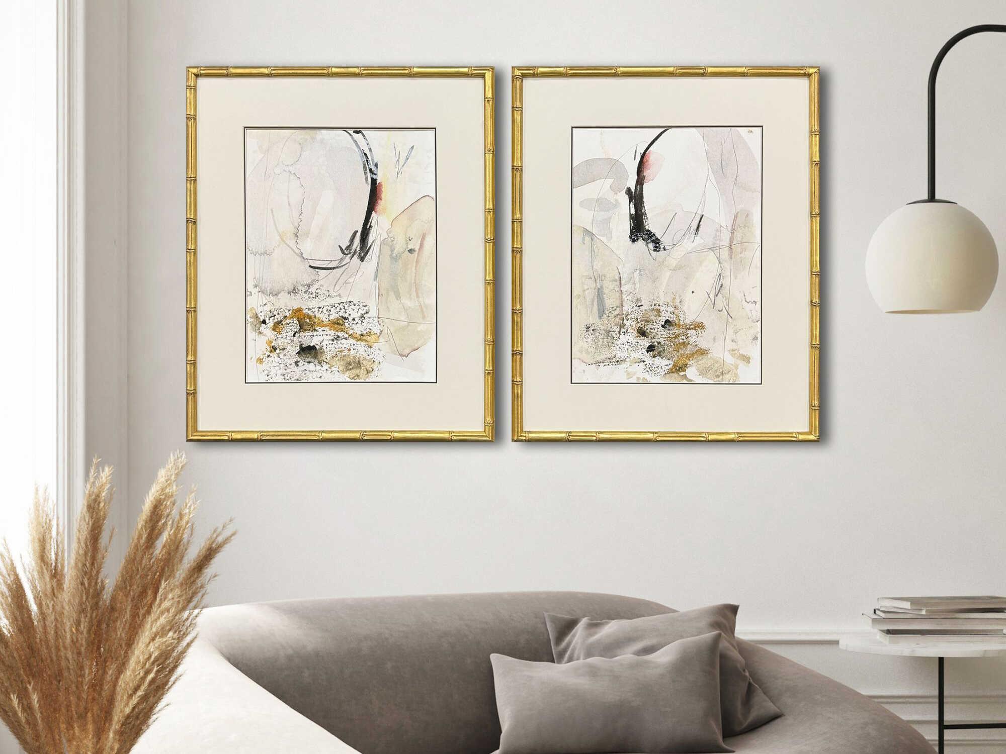 Paragon Abstract Sands and Sediments Wall Art Set of 2