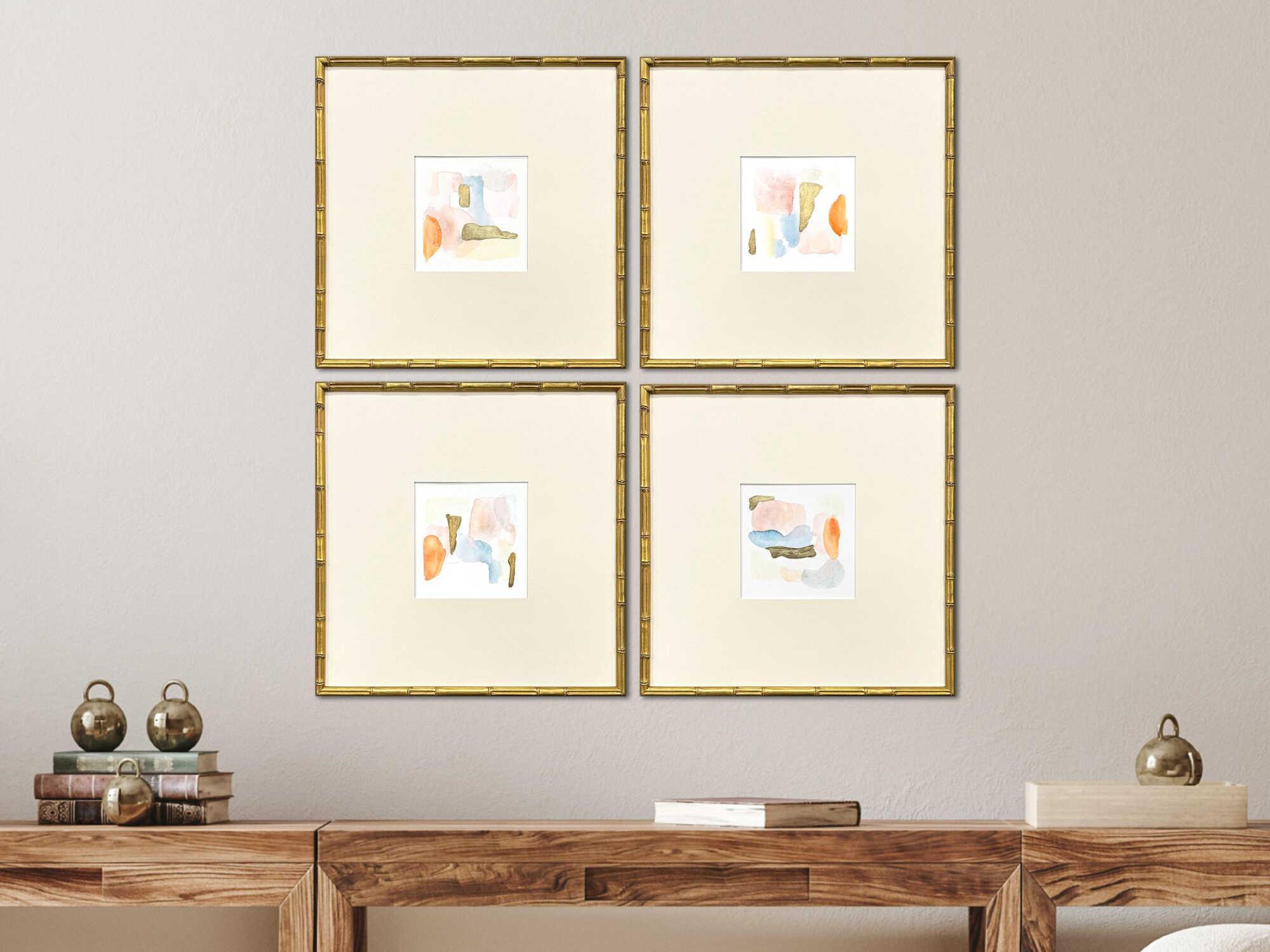 Paragon Abstract Like Clouds Wall Art Set of 4