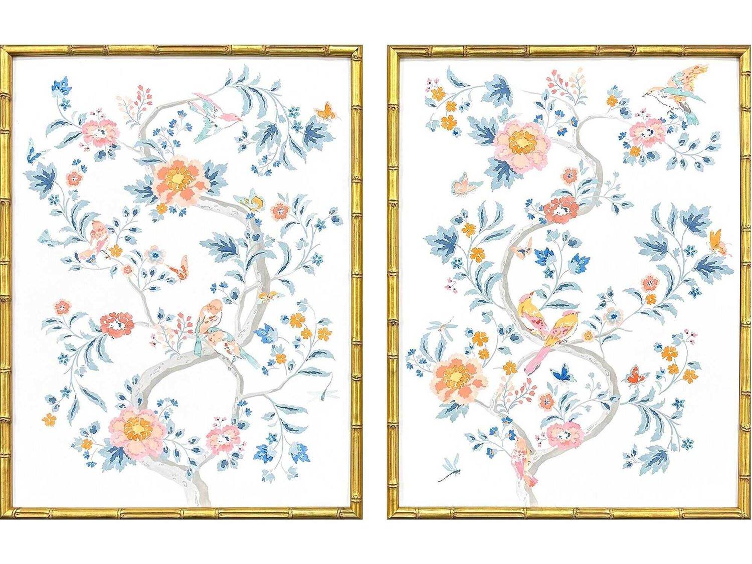 Paragon Florals Enchanted Wall Art Set of 2