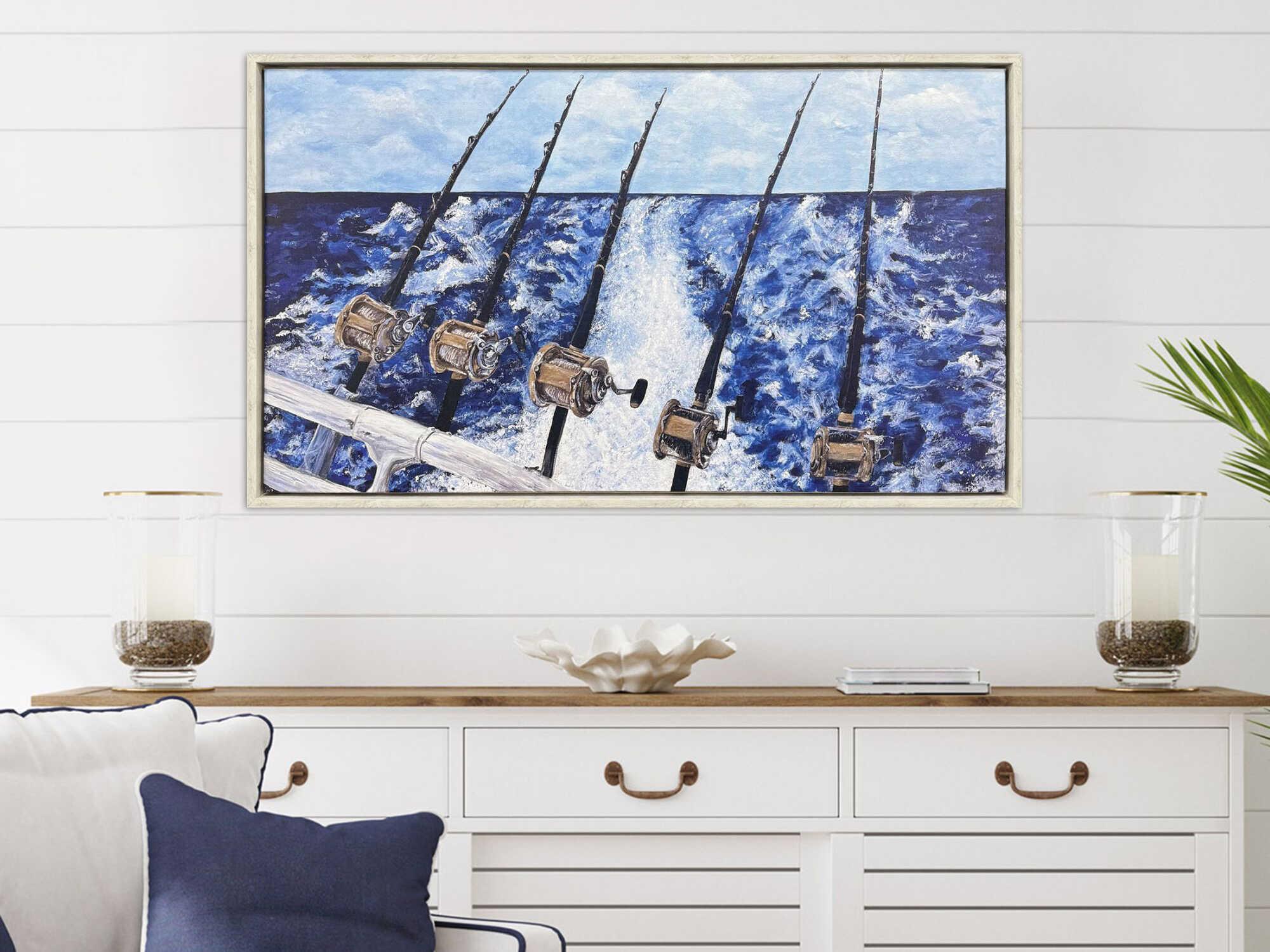 Paragon Sporting Offshore Reeling Canvas Wall Art