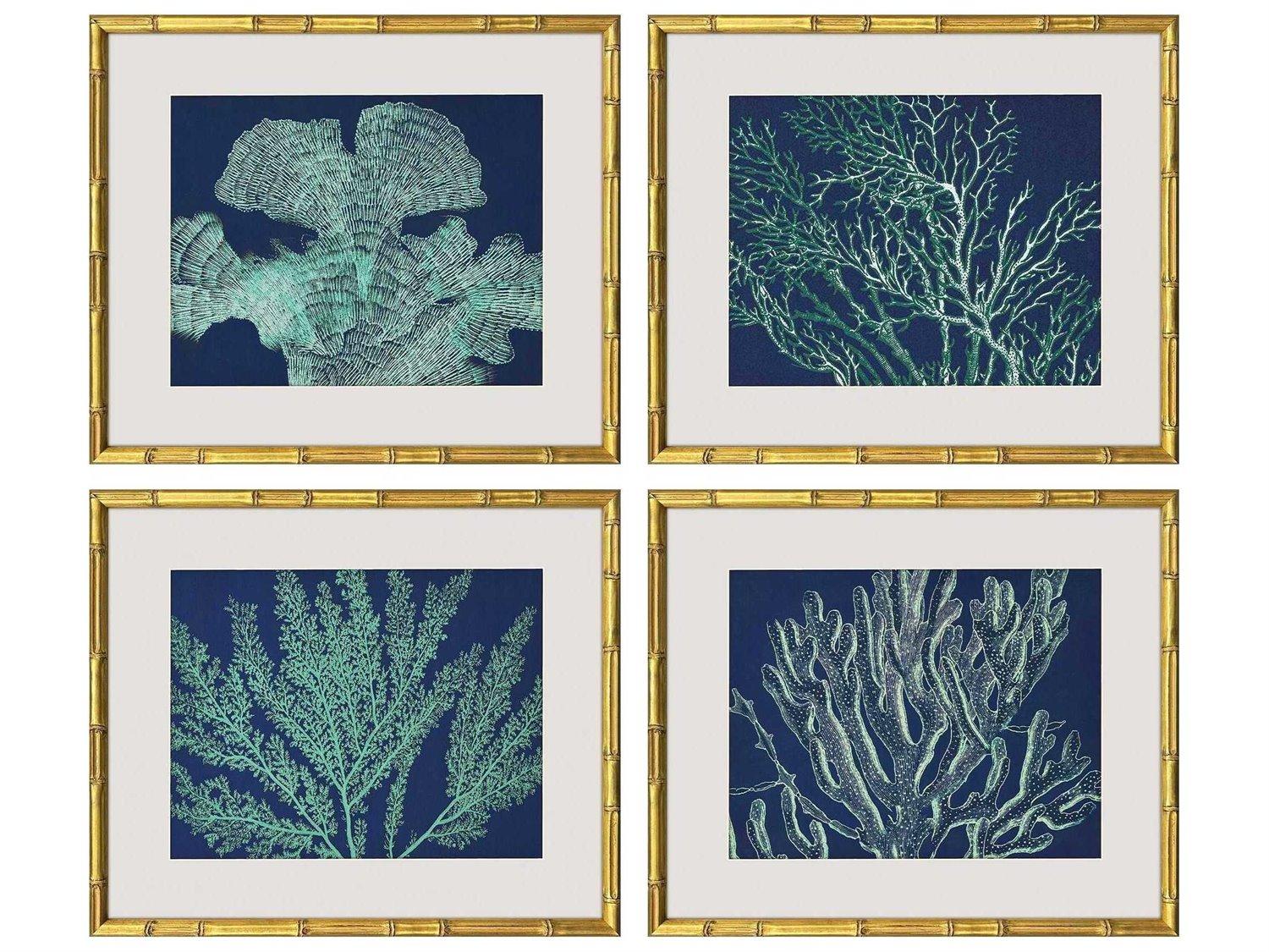 Paragon Naturals Sea Garden Wall Art Set of 4