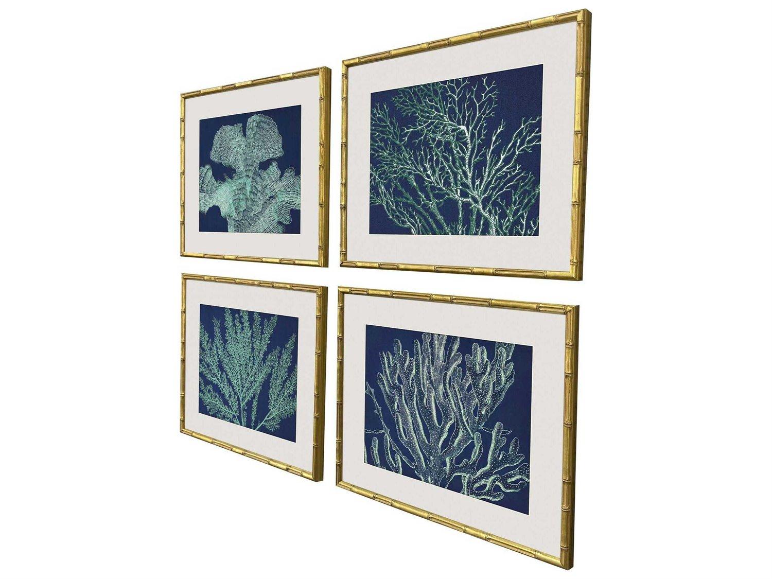 Paragon Naturals Sea Garden Wall Art Set of 4