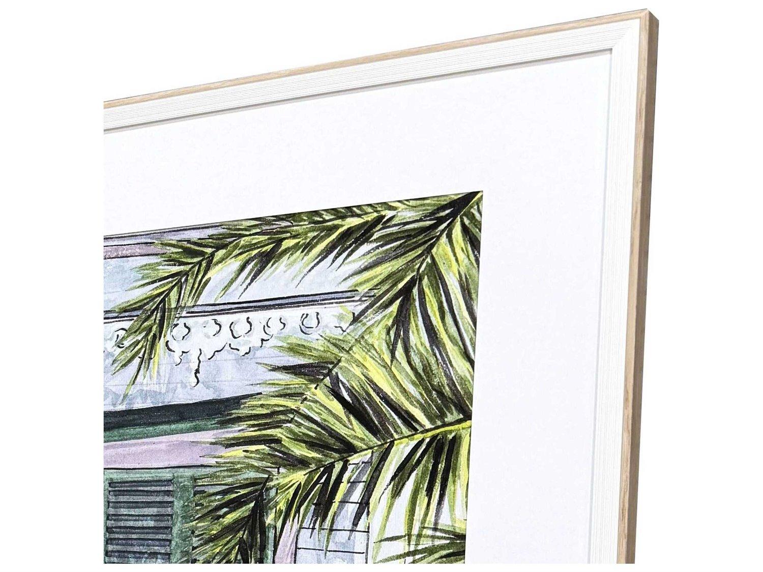 Paragon Scenic Palm House-I Wall Art Set of 2