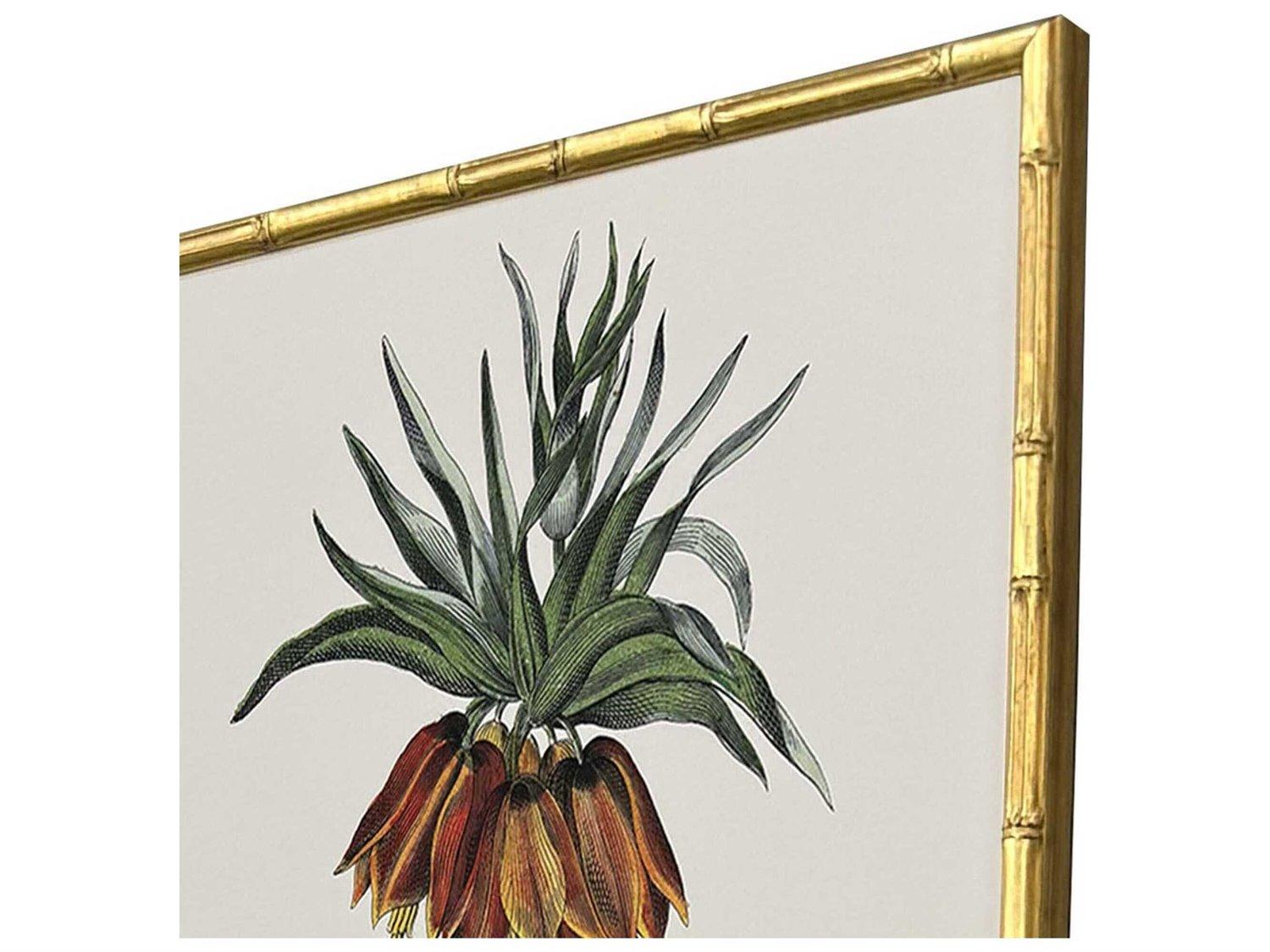 Paragon Florals Contemporary Palm-I Wall Art Set of 4
