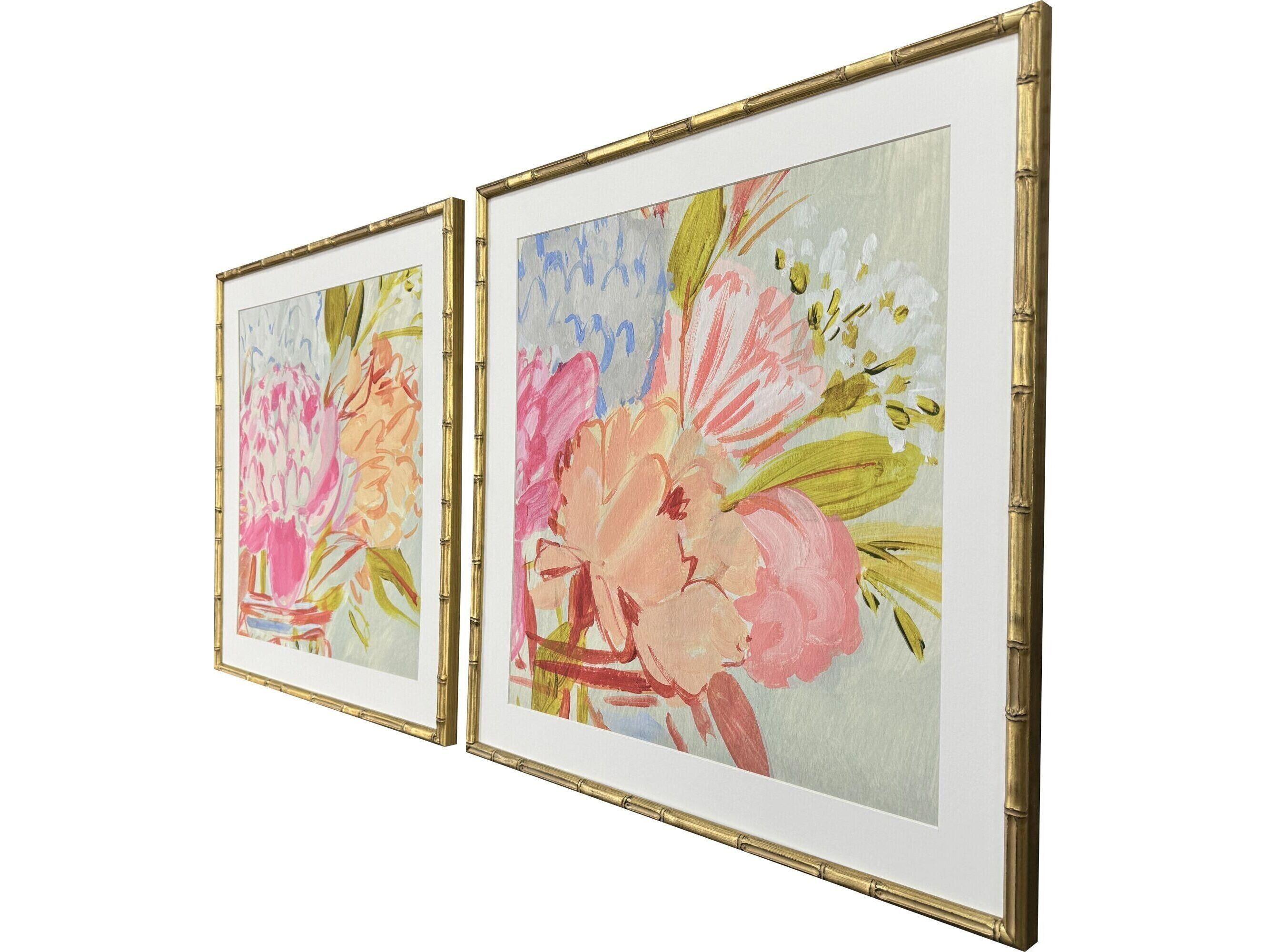Paragon Bright Florist Framed Art - Set of 2