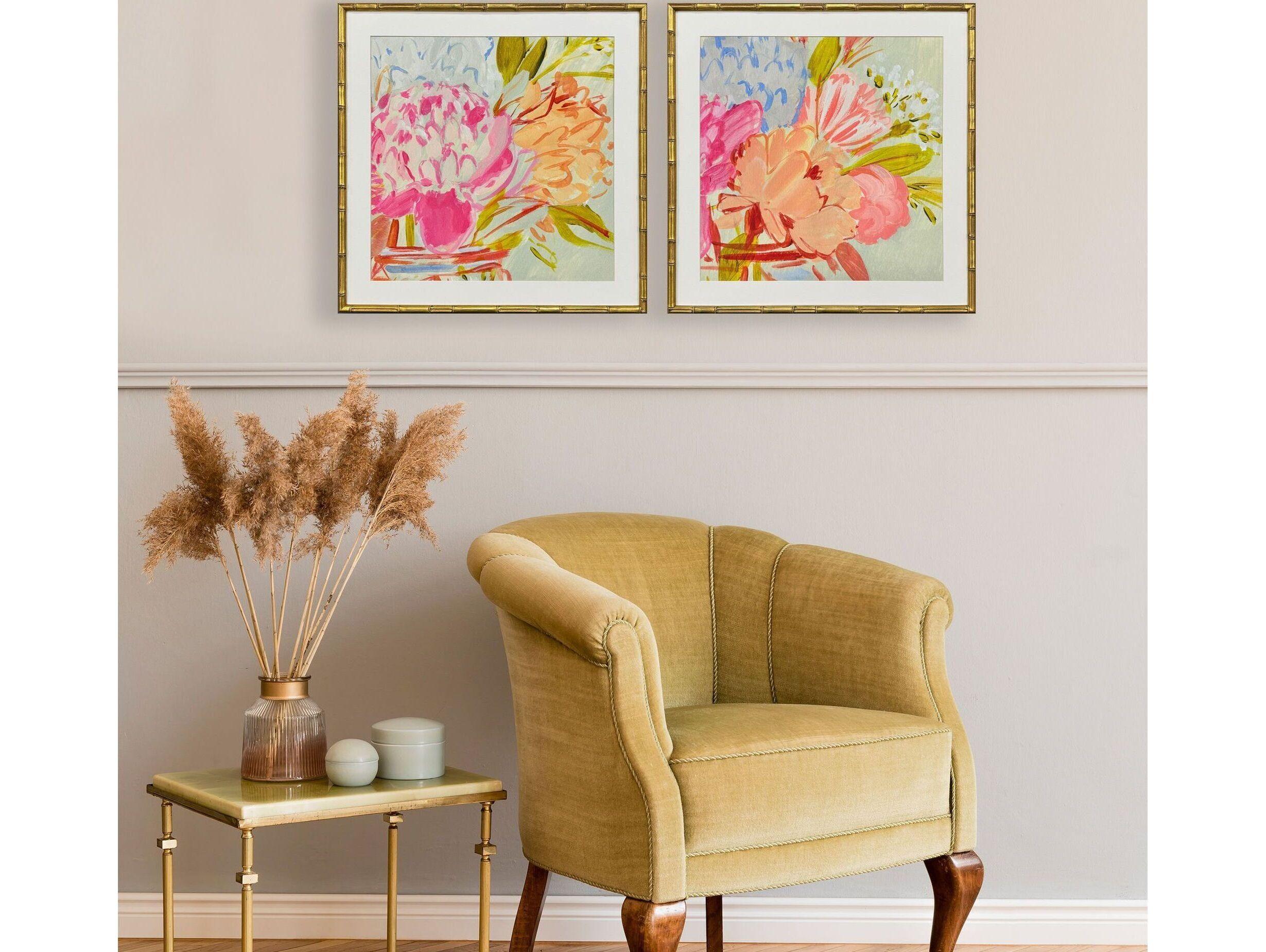 Paragon Bright Florist Framed Art - Set of 2