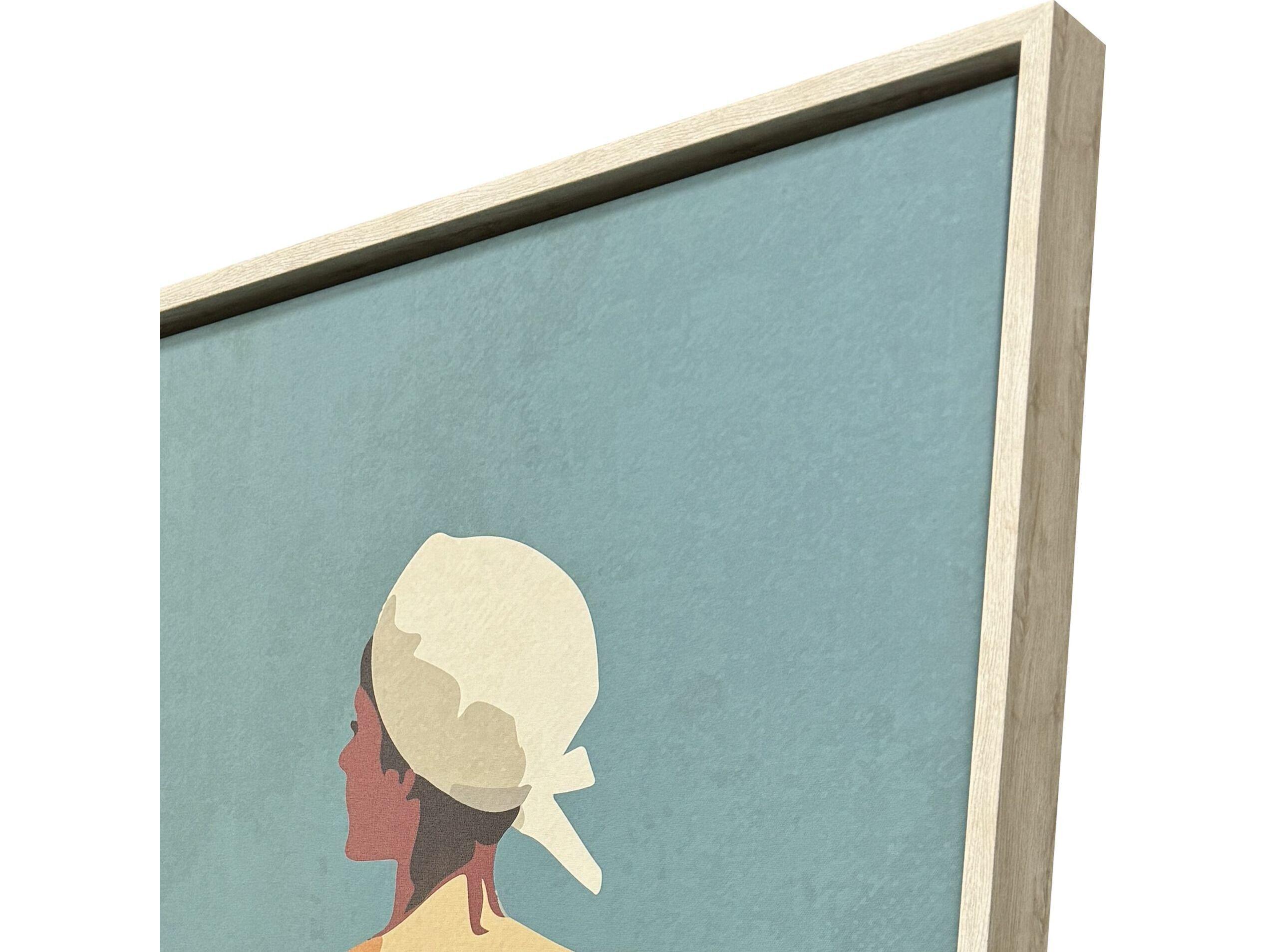 Paragon Red Two Friends at the Beach Canvas