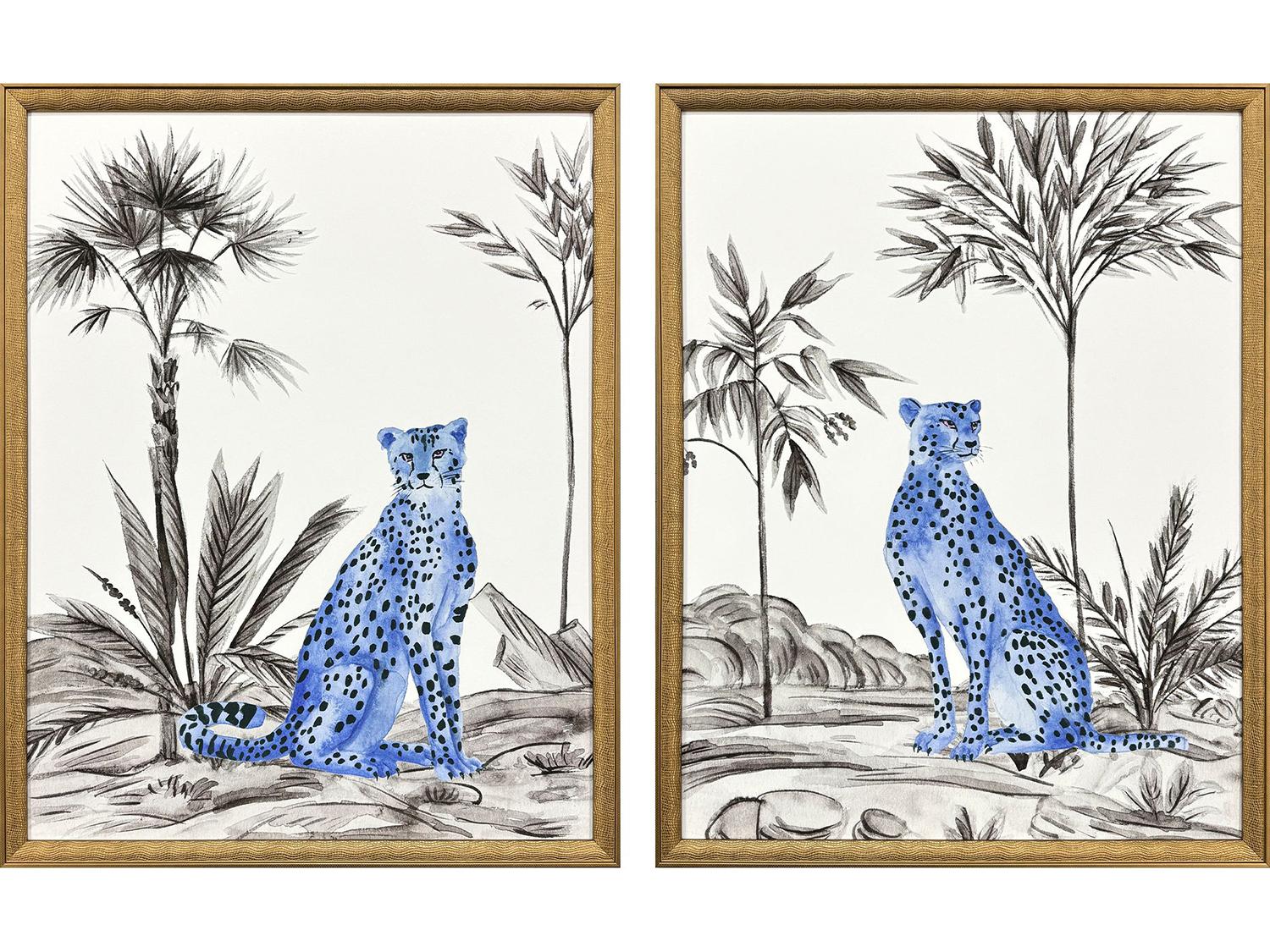 Paragon Neon Prowl Framed Art - Set of 2