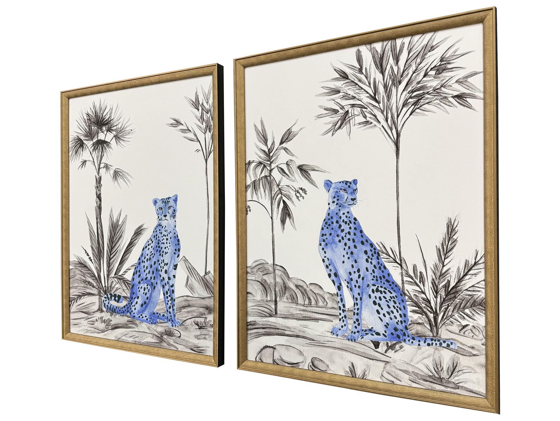 Paragon Neon Prowl Framed Art - Set of 2